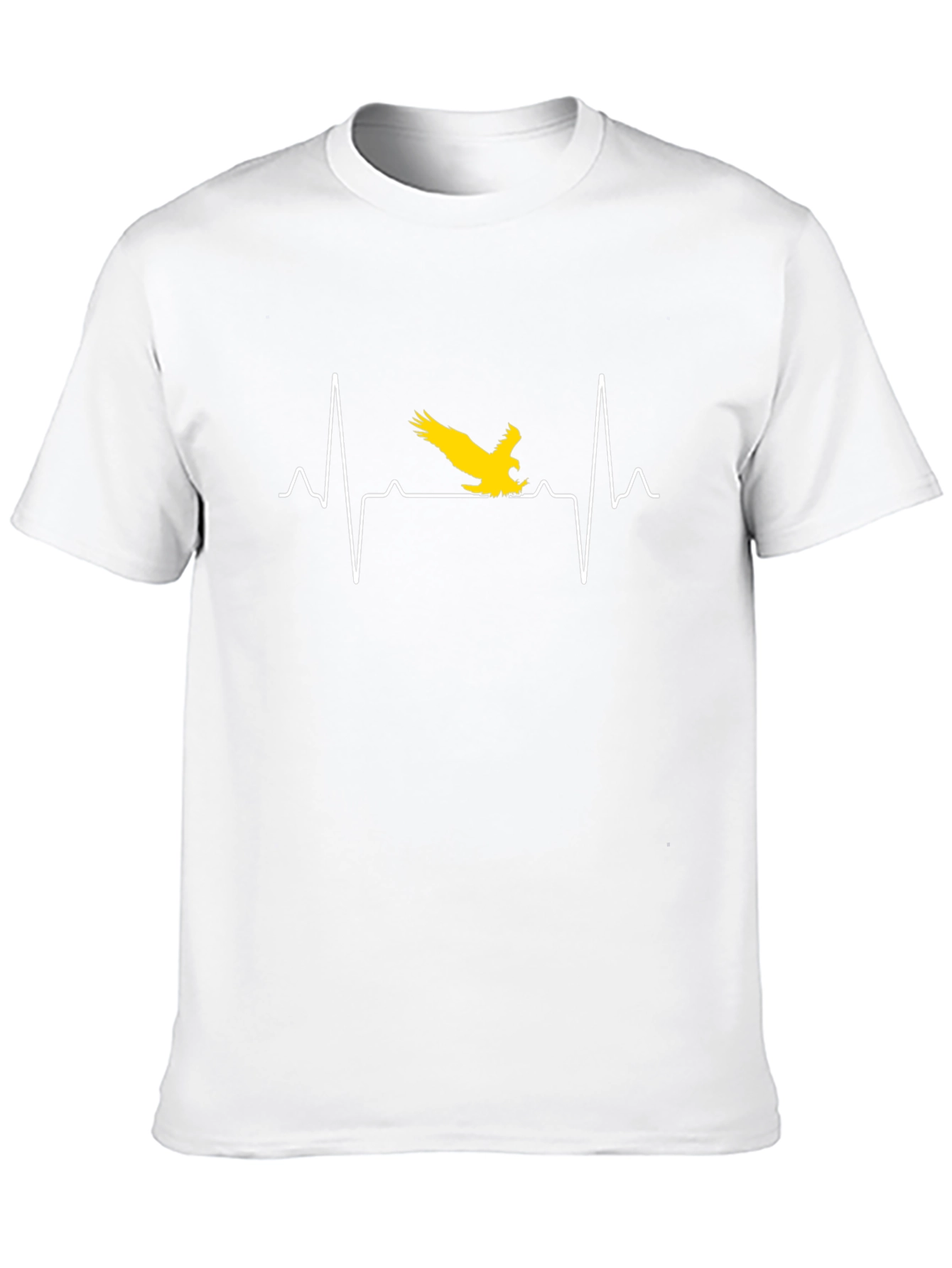 Eagle Heartbeat Graphic Tee - Black T-Shirt