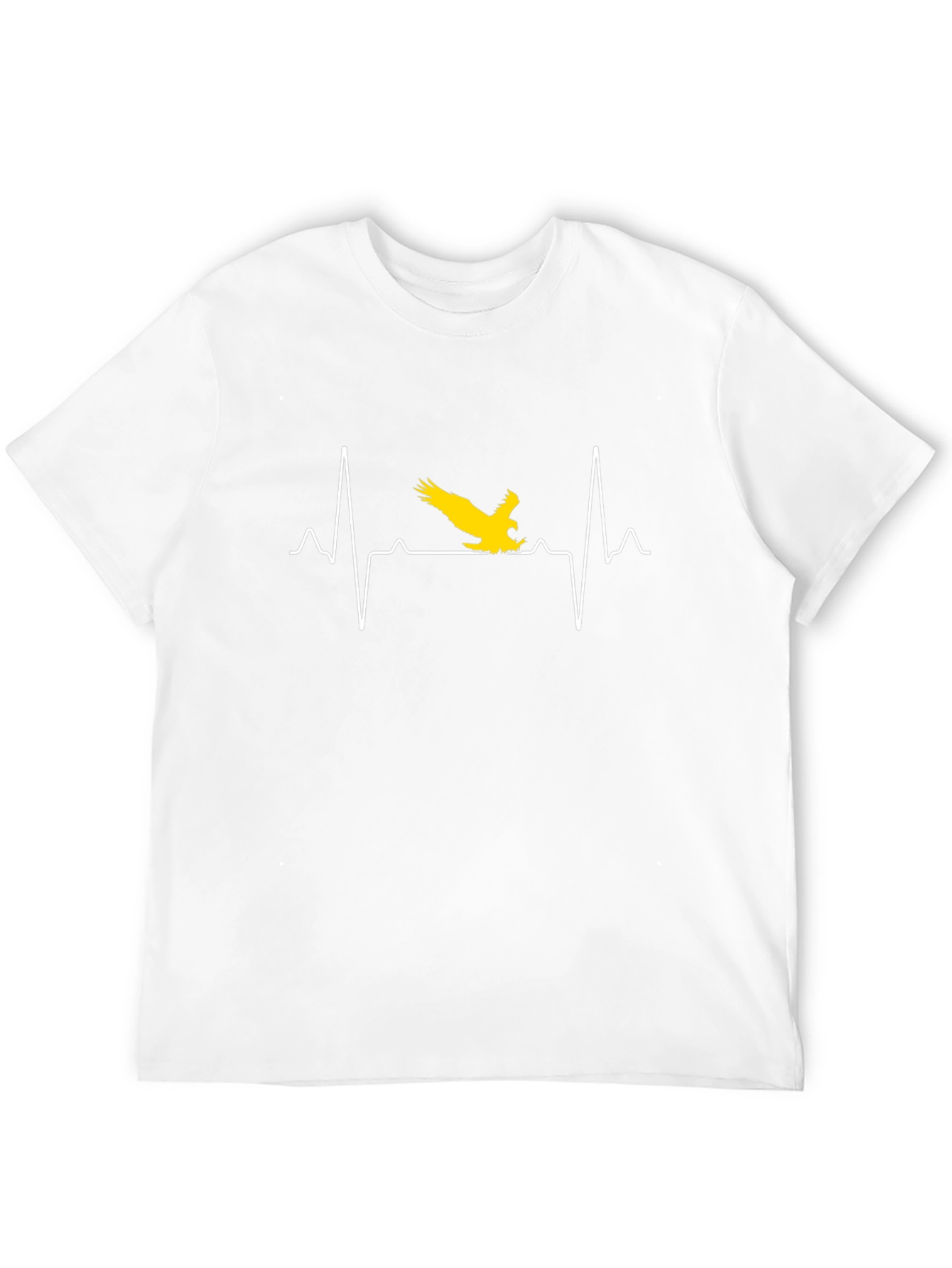 Eagle Heartbeat Graphic Tee - Black T-Shirt