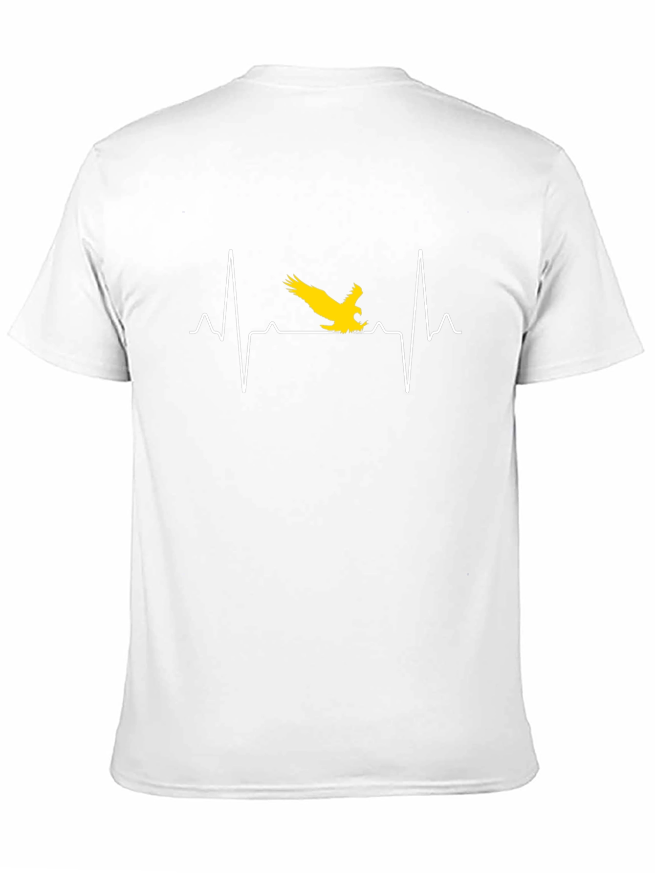 Eagle Heartbeat Graphic Tee - Black T-Shirt