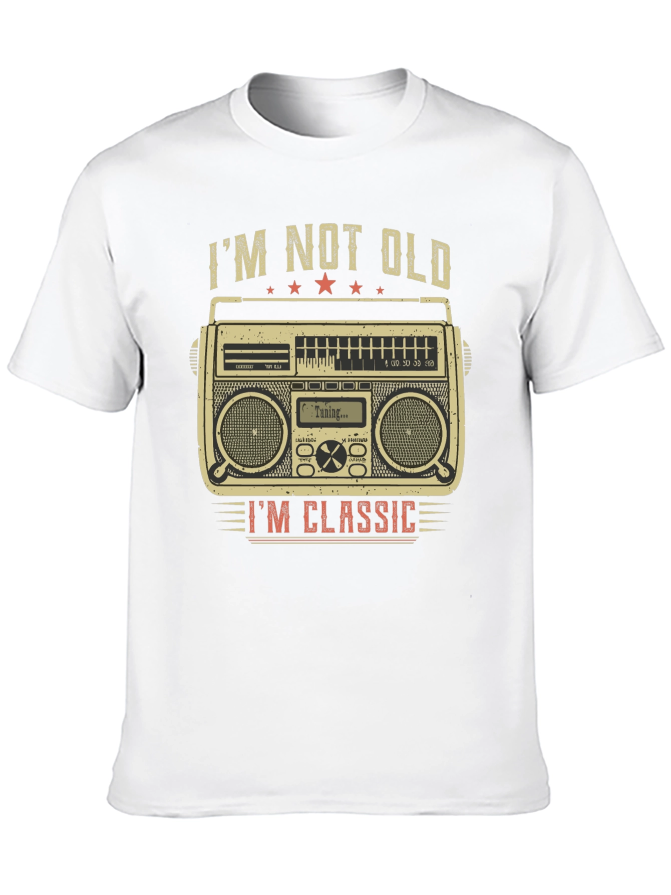 Im Not Old Im Classic Boombox Graphic Tee