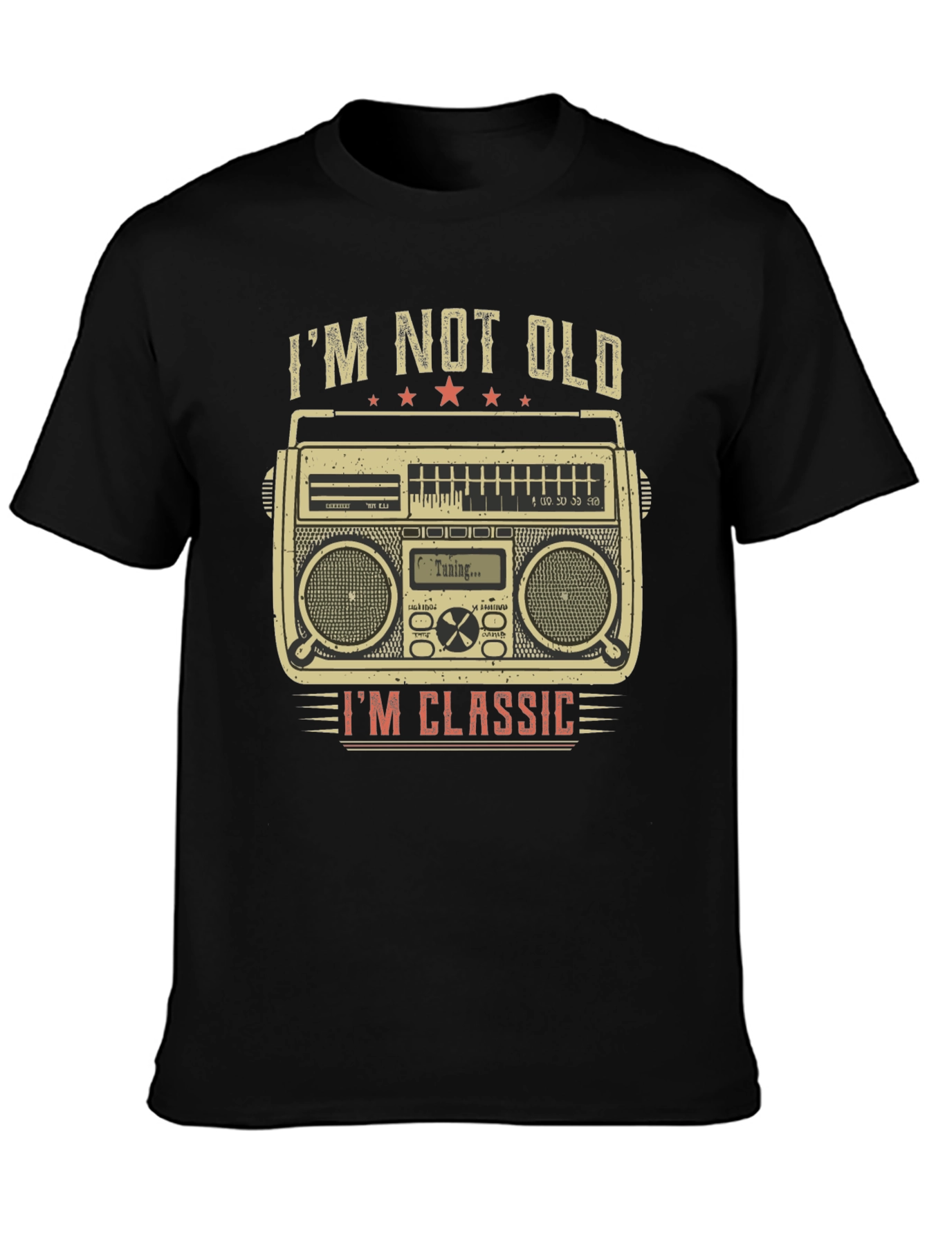 Im Not Old Im Classic Boombox Graphic Tee