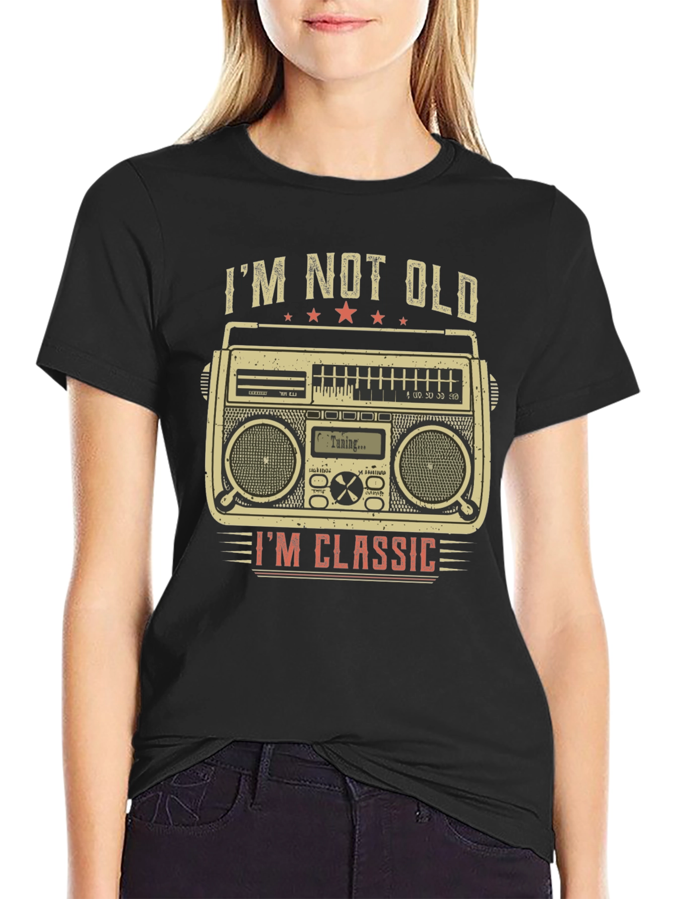 Im Not Old Im Classic Boombox Graphic Tee