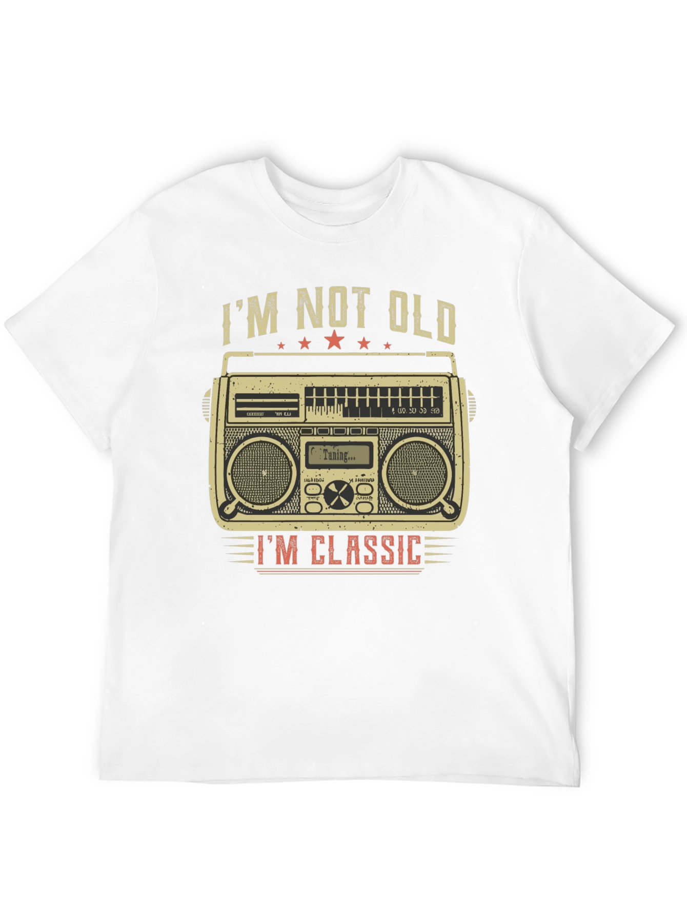 Im Not Old Im Classic Boombox Graphic Tee