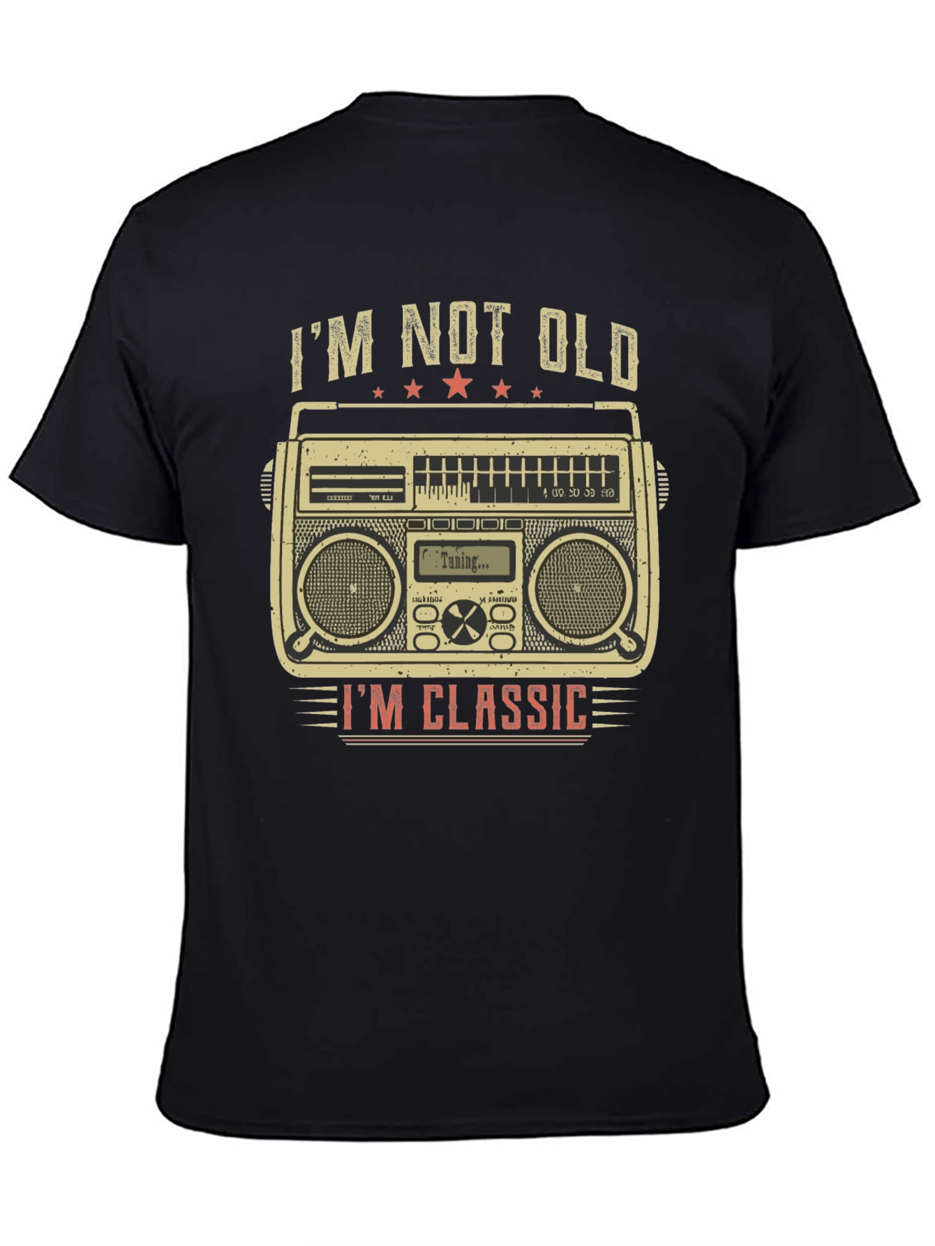 Im Not Old Im Classic Boombox Graphic Tee