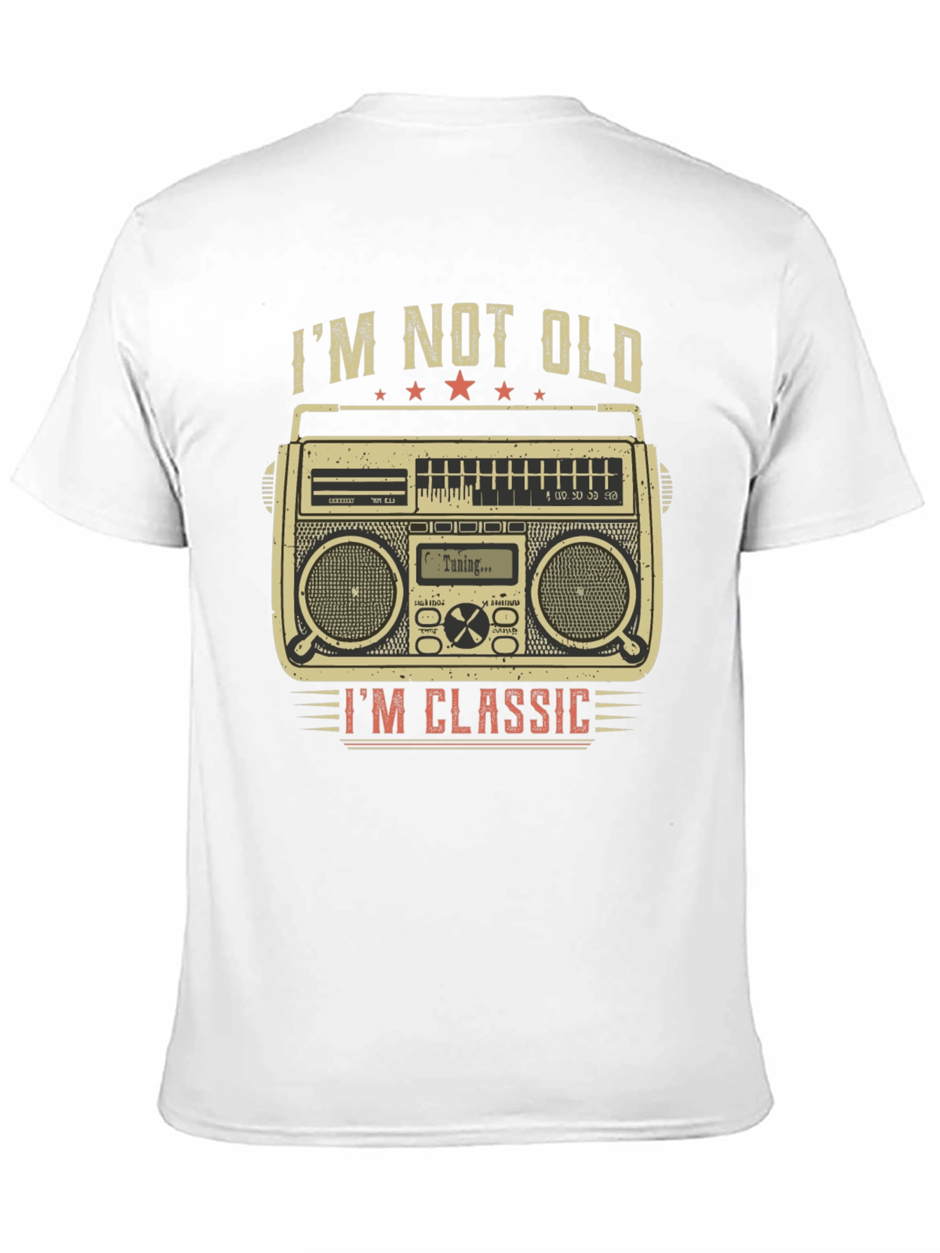 Im Not Old Im Classic Boombox Graphic Tee