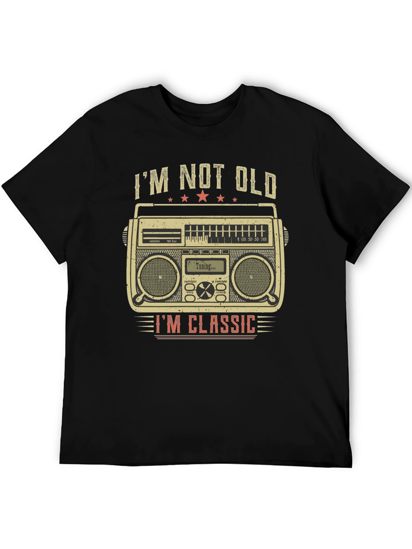 Im Not Old Im Classic Boombox Graphic Tee