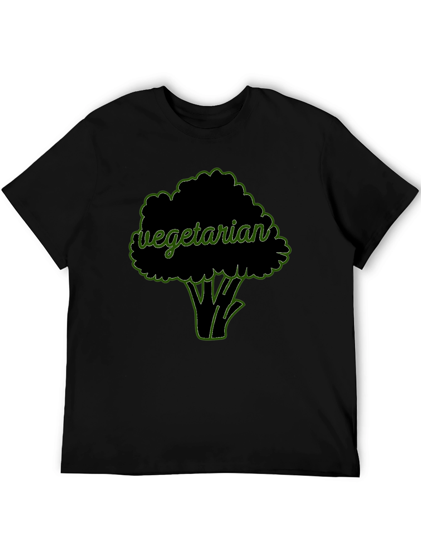 Vegetarian Broccoli Graphic T-Shirt