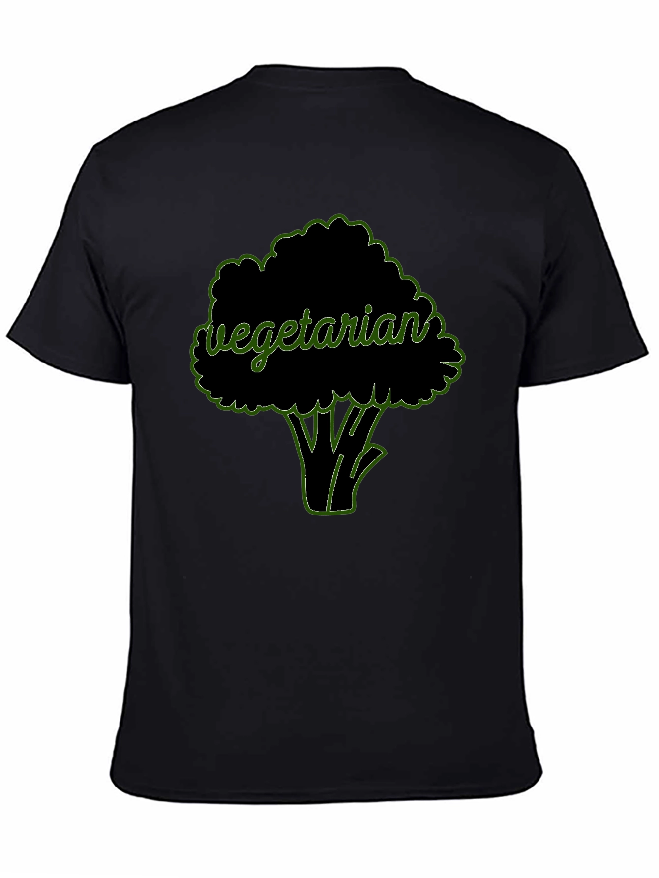 Vegetarian Broccoli Graphic T-Shirt