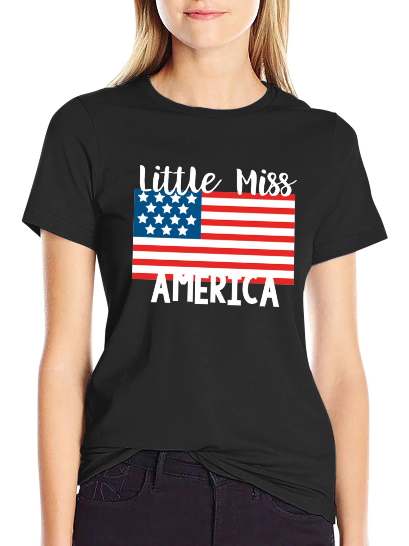 Little Miss America Graphic Tee