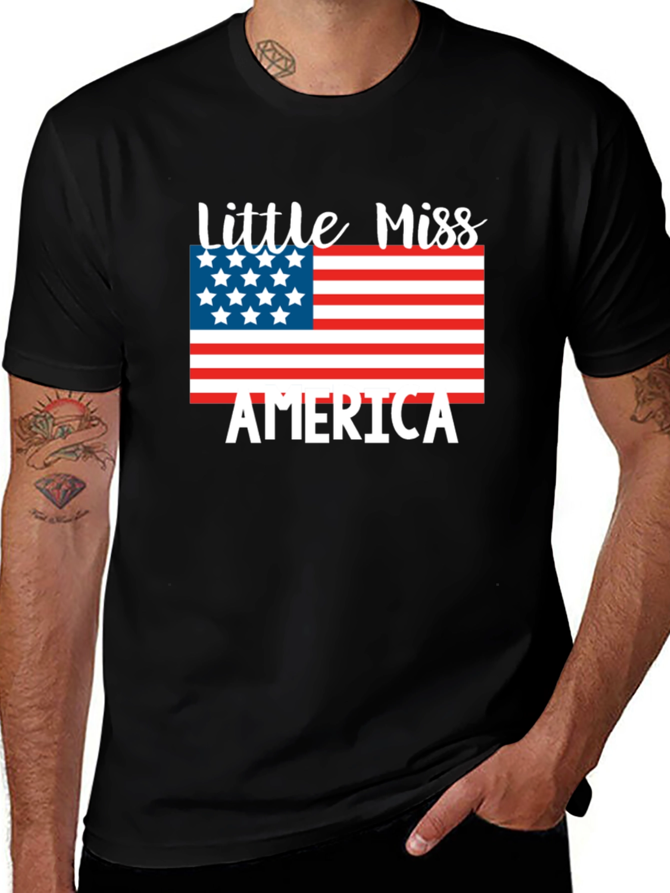 Little Miss America Graphic Tee