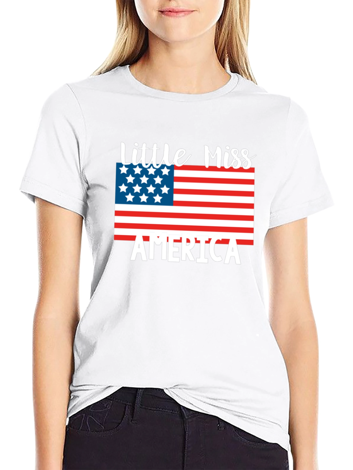 Little Miss America Graphic Tee