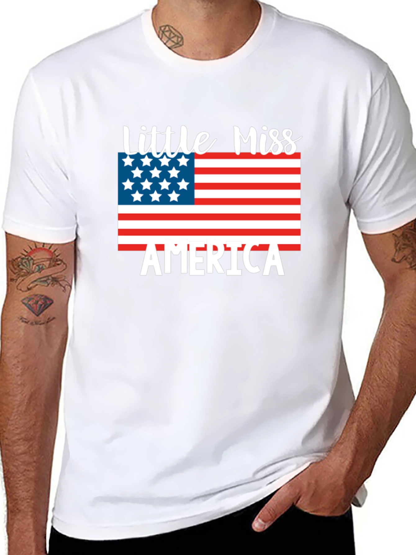 Little Miss America Graphic Tee