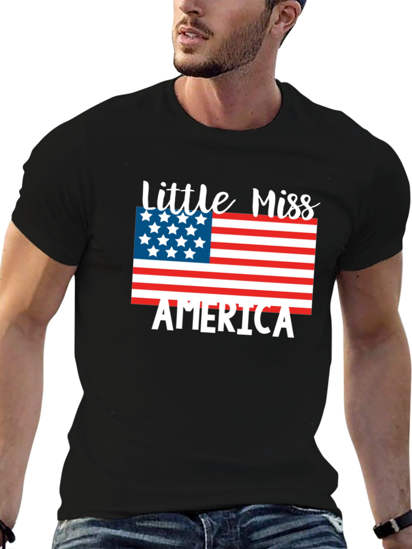 Little Miss America Graphic Tee