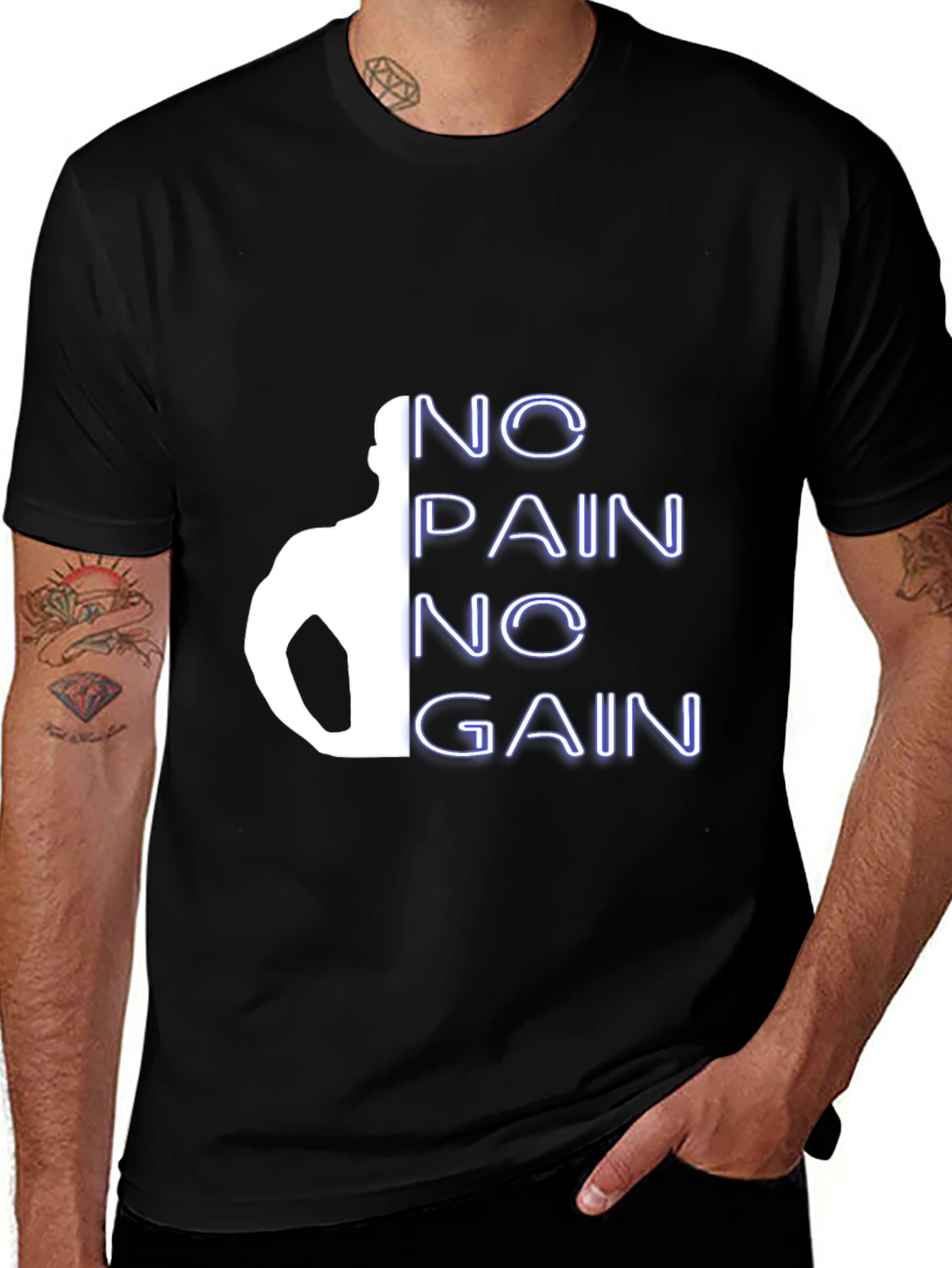 No Pain No Gain Graphic T-Shirt