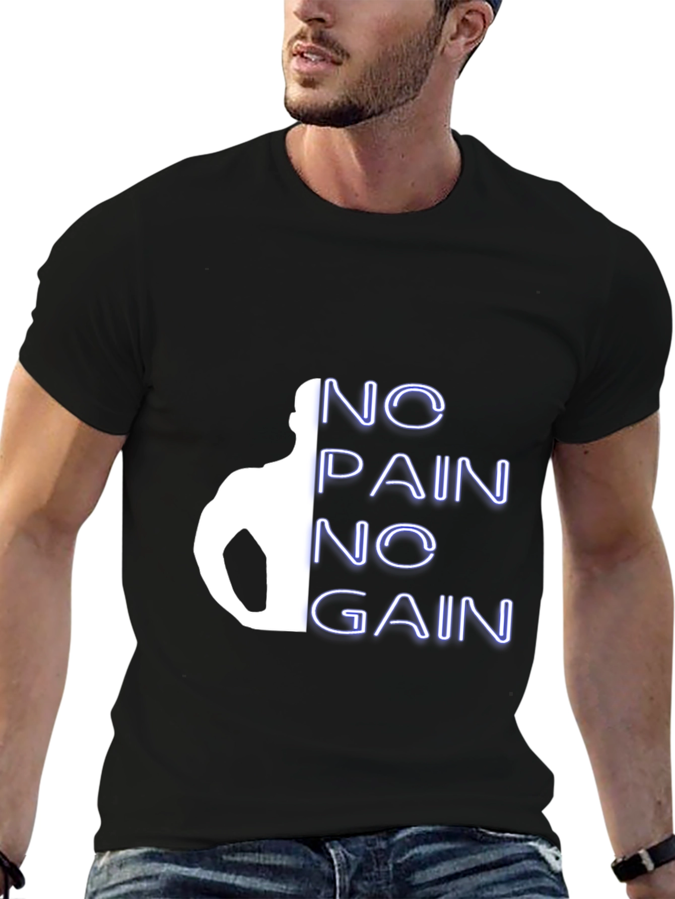 No Pain No Gain Graphic T-Shirt