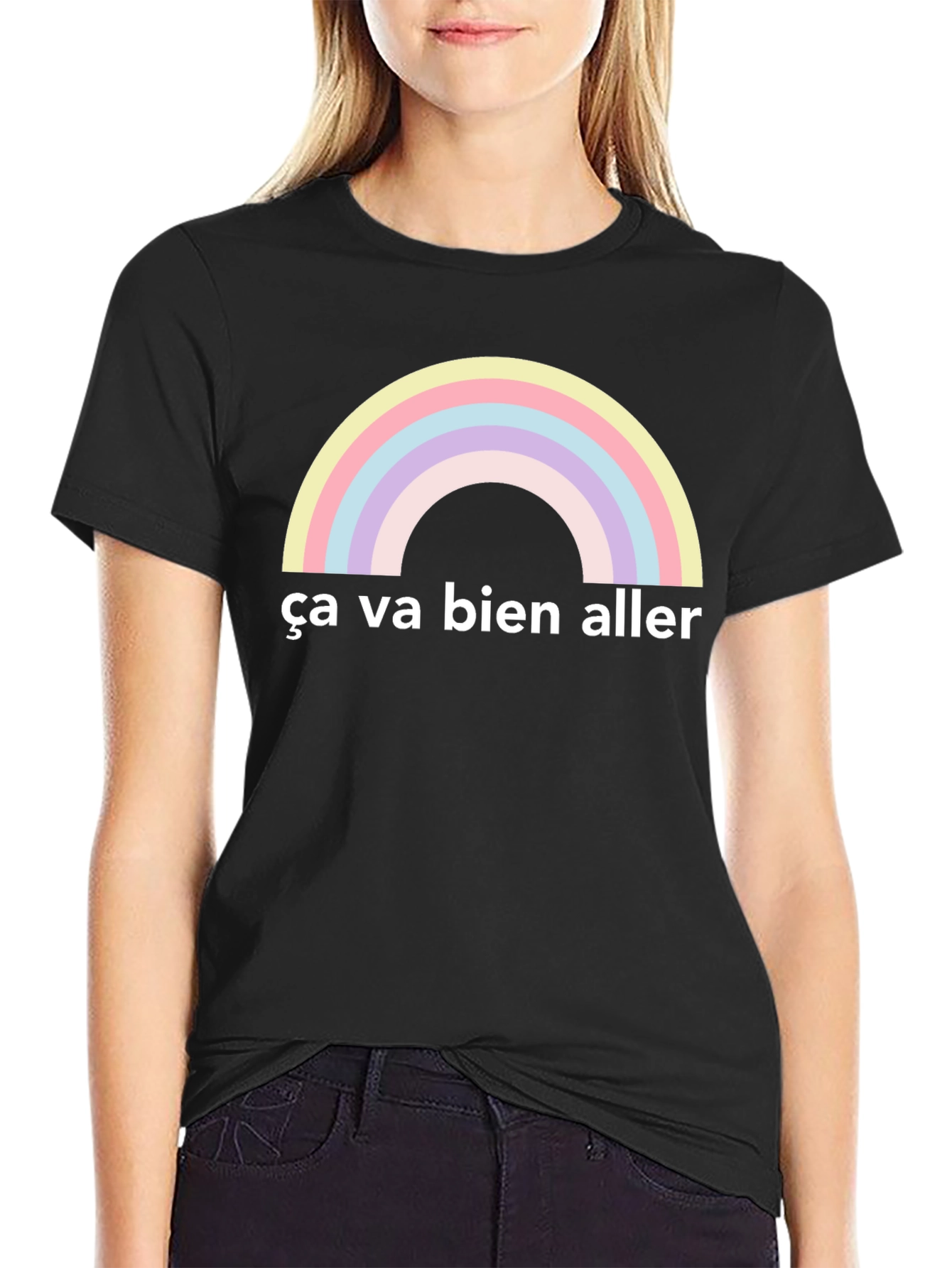 Ça Va Bien Aller Rainbow T-Shirt