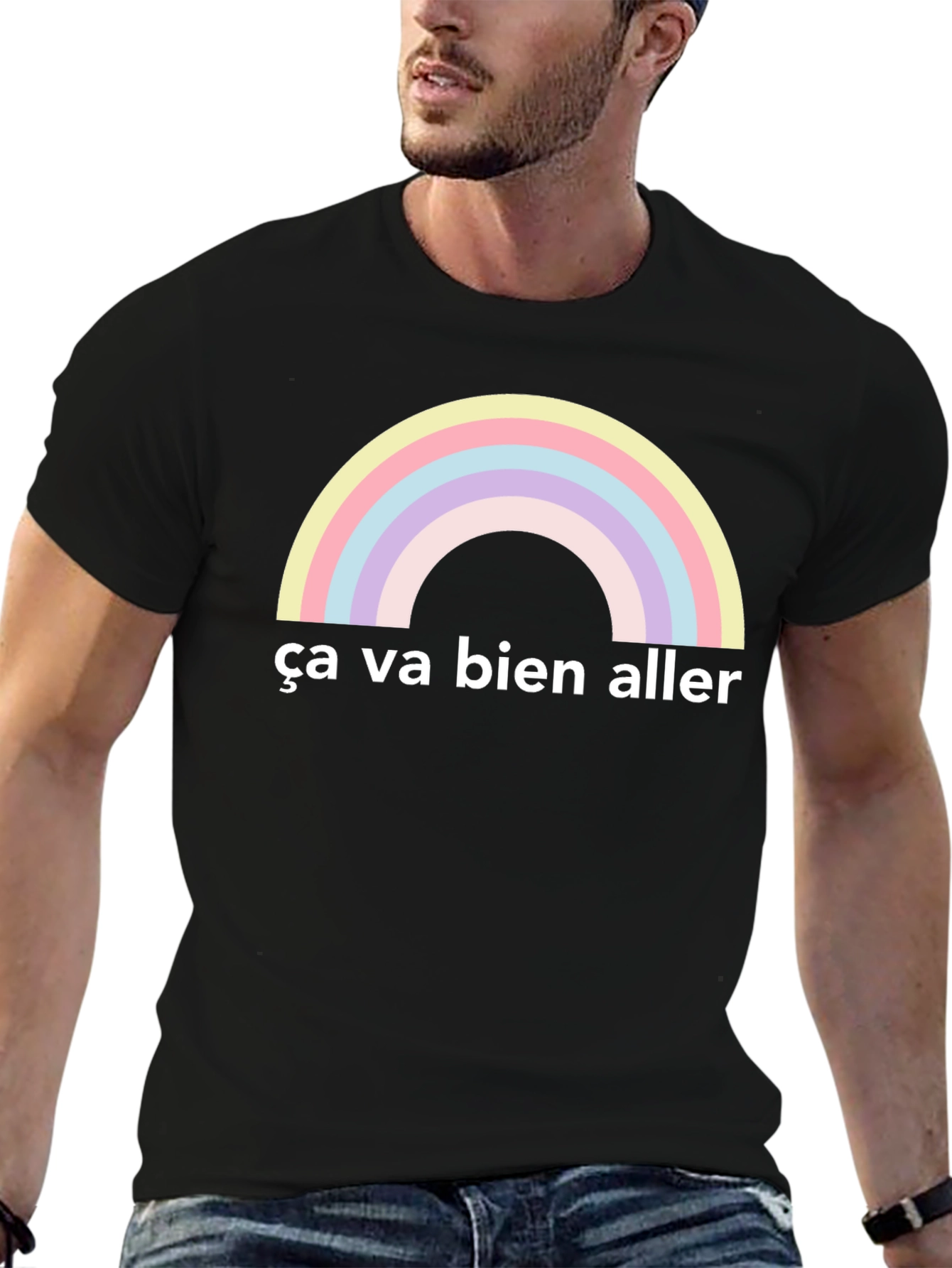 Ça Va Bien Aller Rainbow T-Shirt