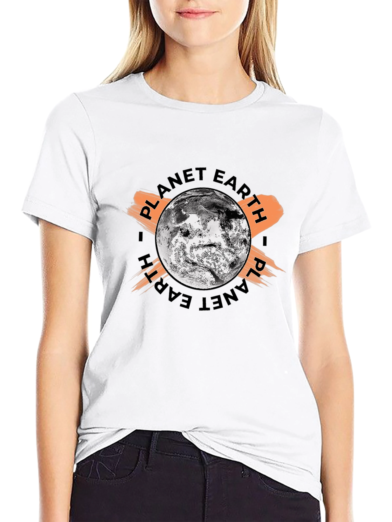 Planet Earth Graphic Tee - Black T-Shirt