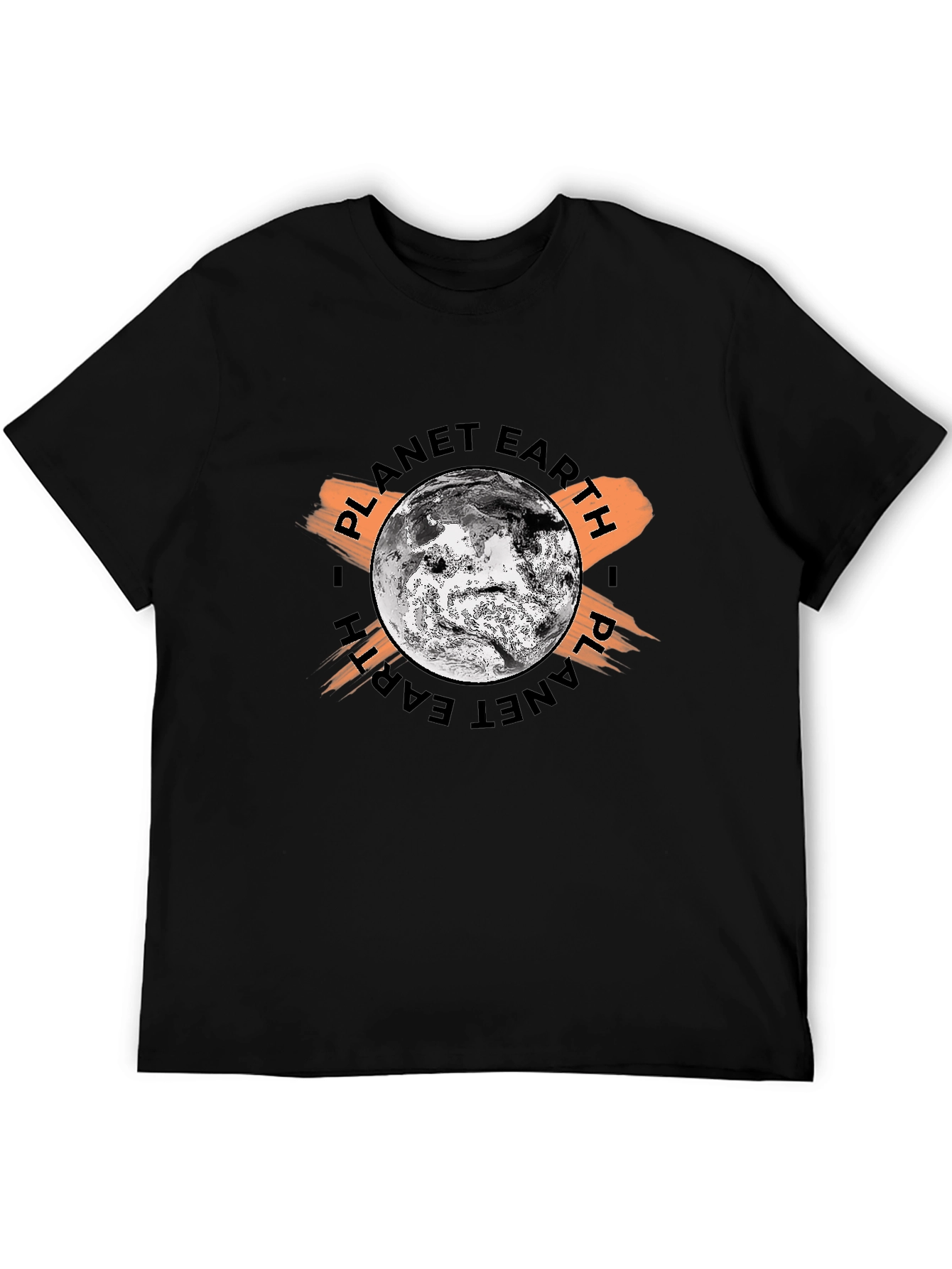 Planet Earth Graphic Tee - Black T-Shirt
