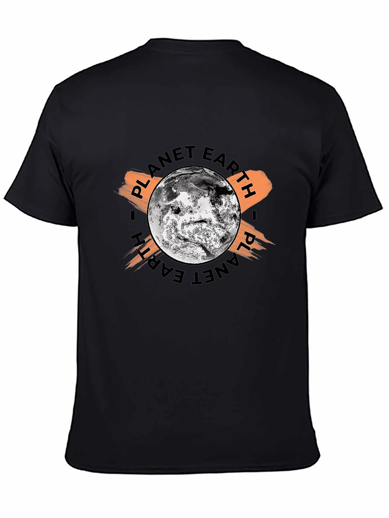 Planet Earth Graphic Tee - Black T-Shirt