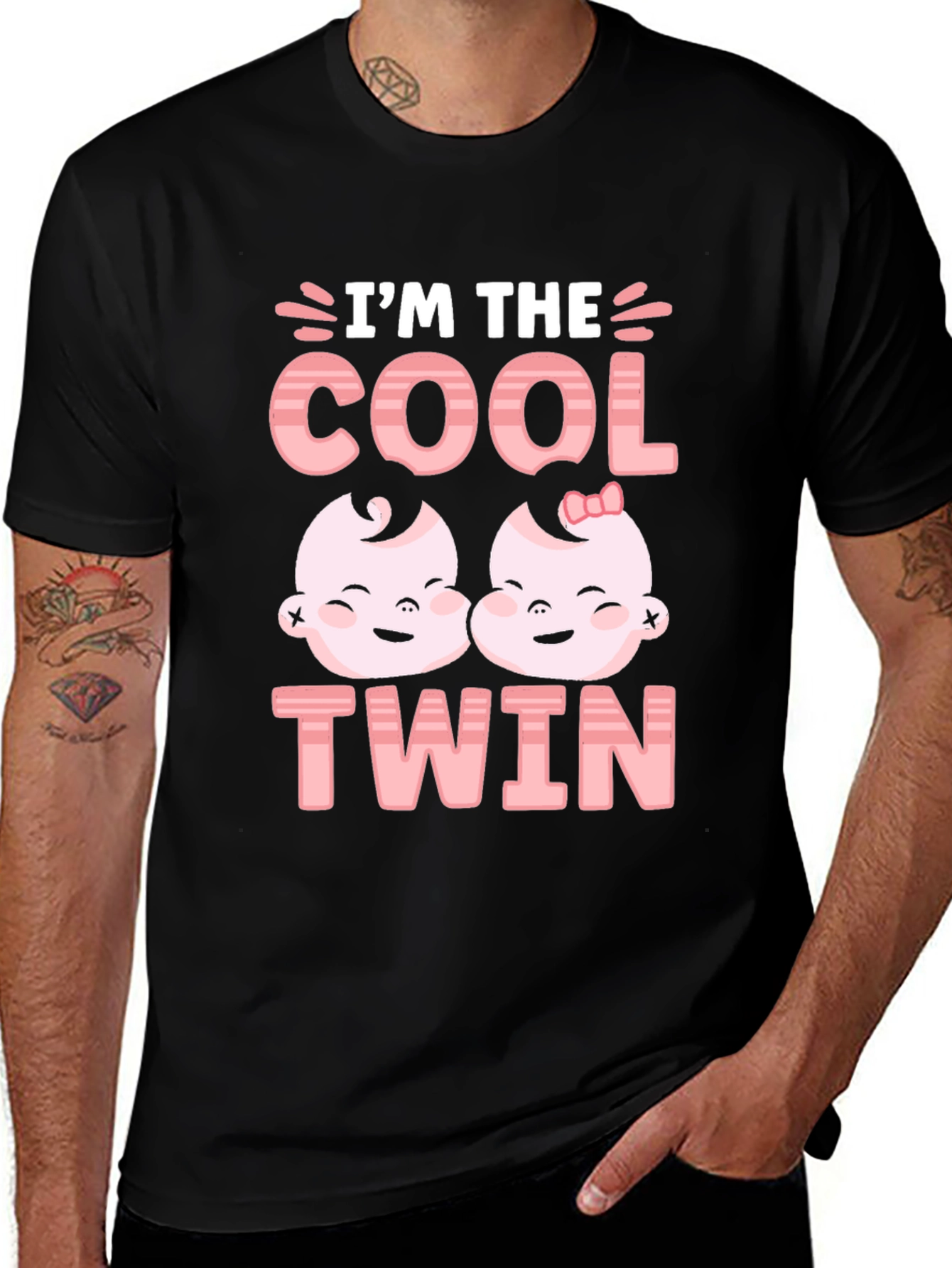Cool Twin T-Shirt - Cute Baby Graphic Tee
