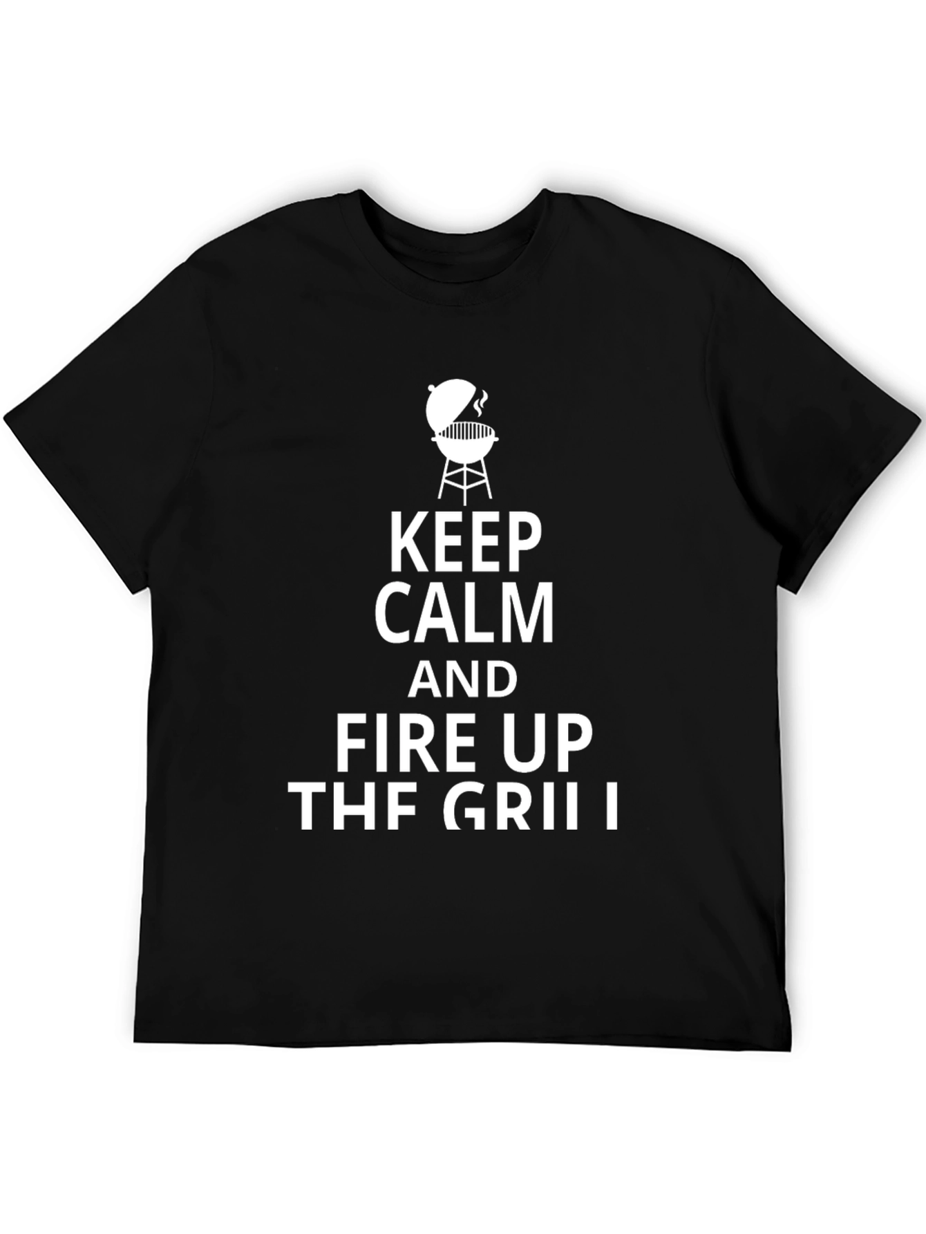Keep Calm Grill T-Shirt - BBQ Humor Tee