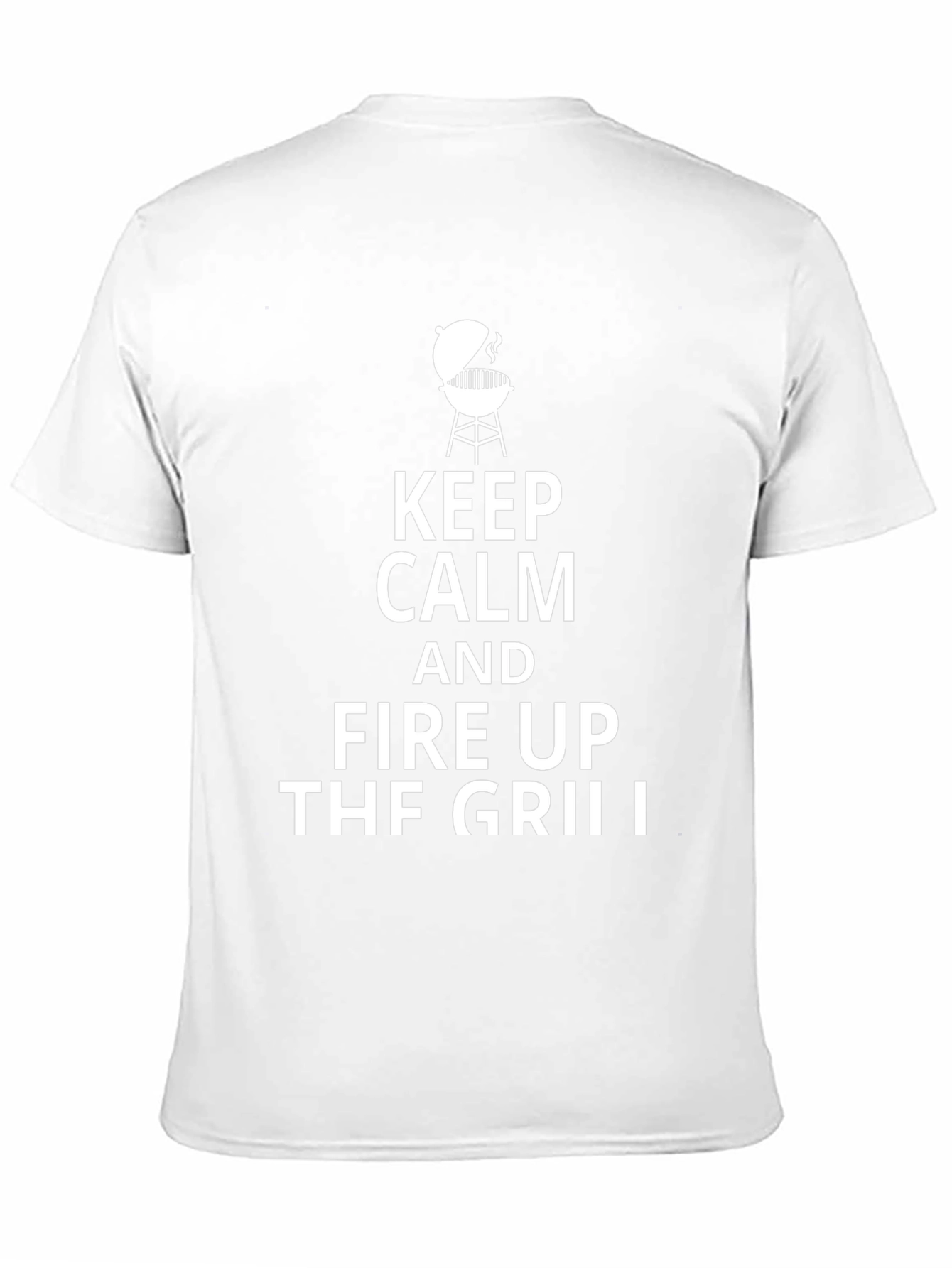 Keep Calm Grill T-Shirt - BBQ Humor Tee