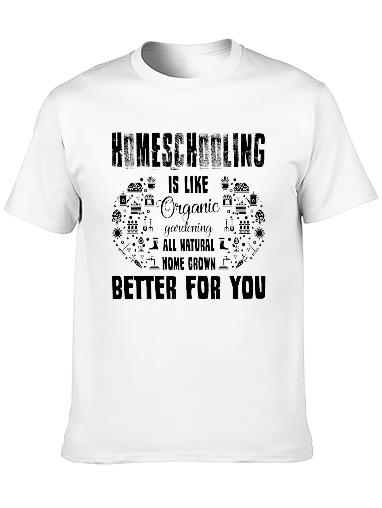 Homeschooling Organic Gardening T-Shirt