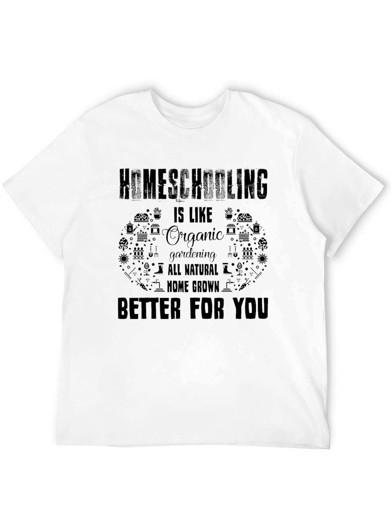 Homeschooling Organic Gardening T-Shirt