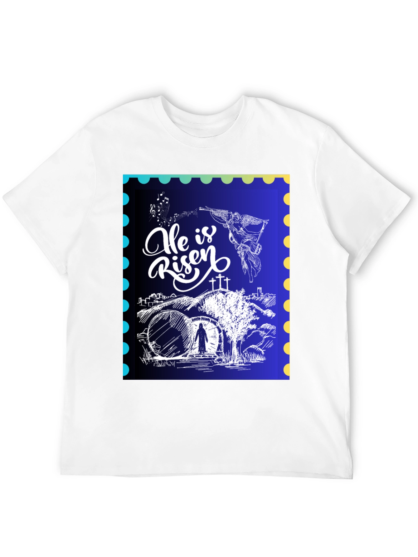 He is Risen Christian T-Shirt Easter Sunday