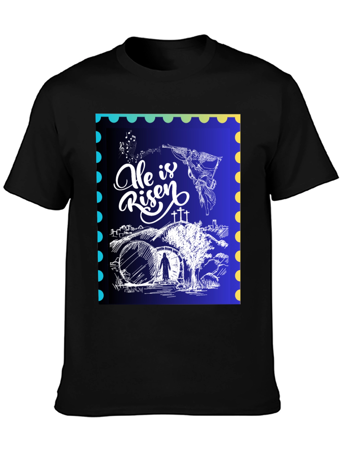 He is Risen Christian T-Shirt Easter Sunday