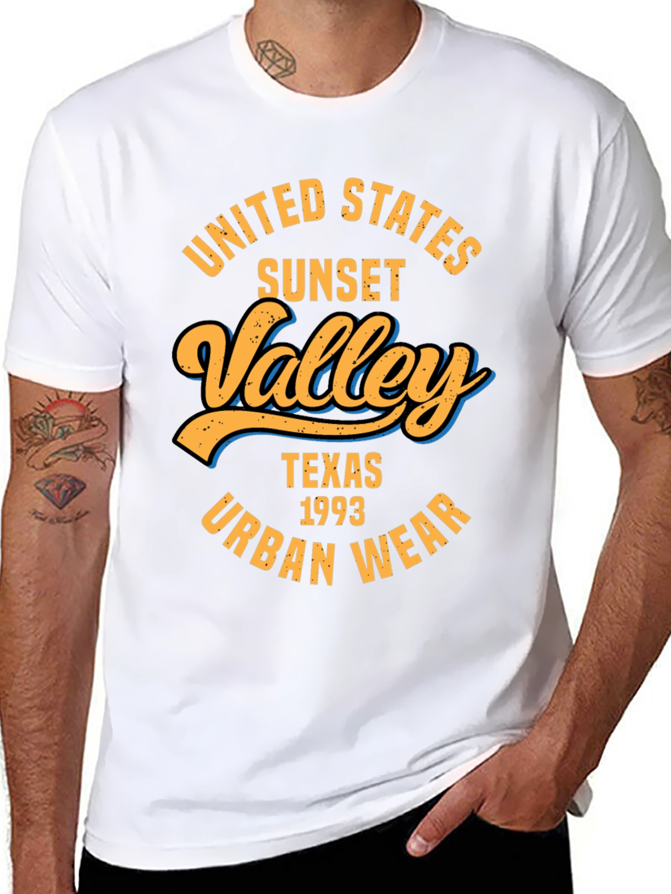 Sunset Valley Texas Urban Wear T-Shirt