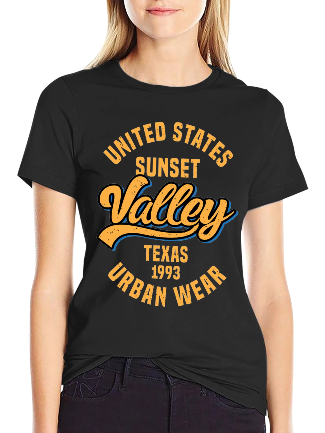 Sunset Valley Texas Urban Wear T-Shirt