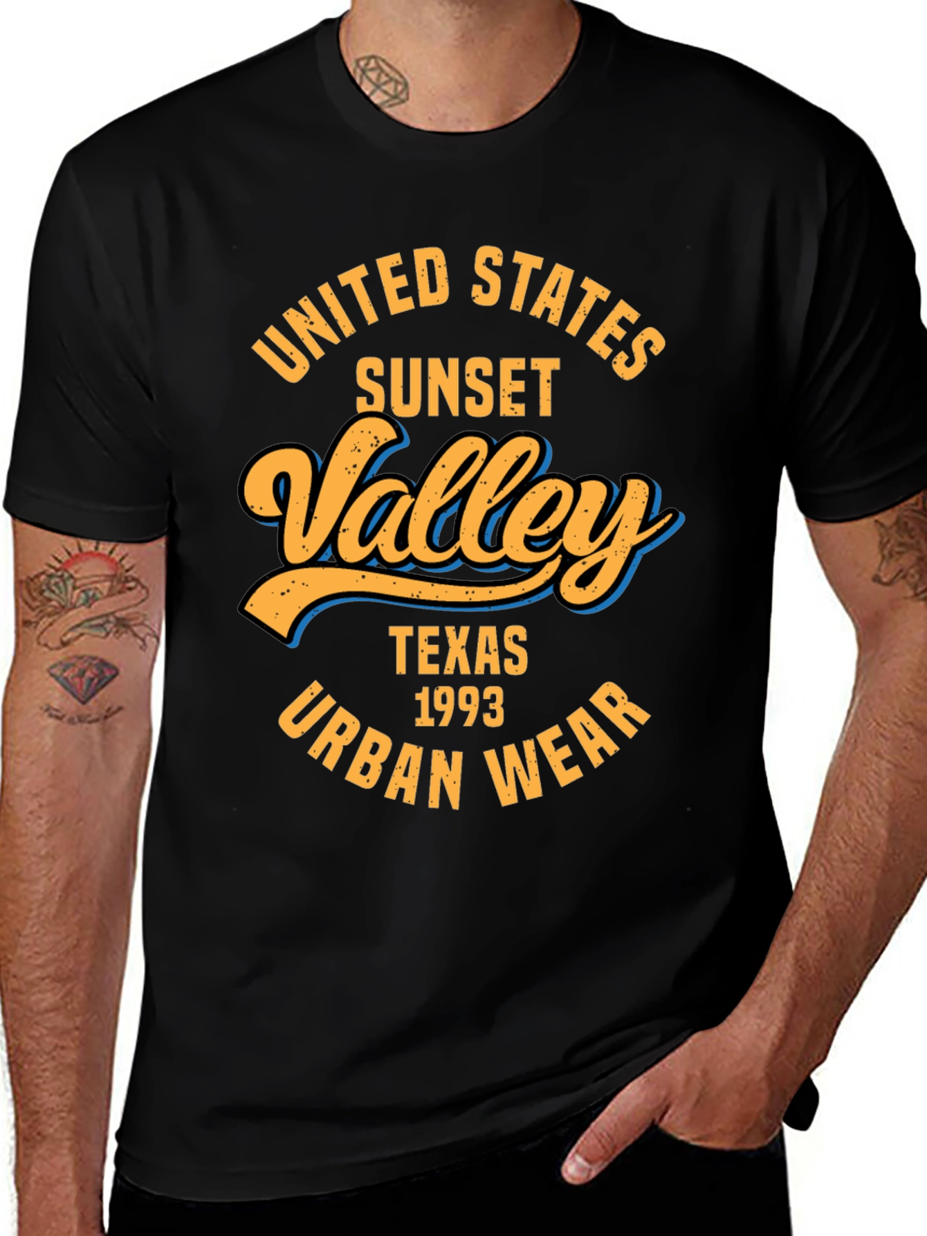 Sunset Valley Texas Urban Wear T-Shirt