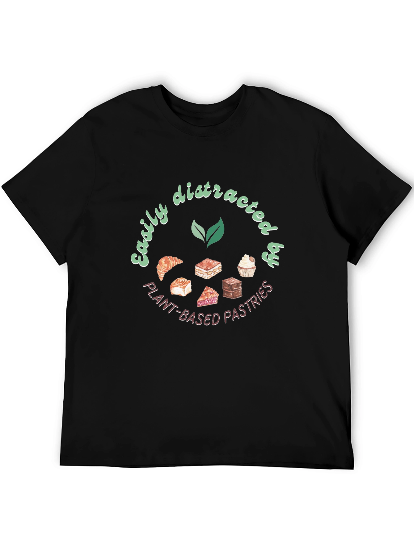 Plant-Based Pastries Black Graphic Tee