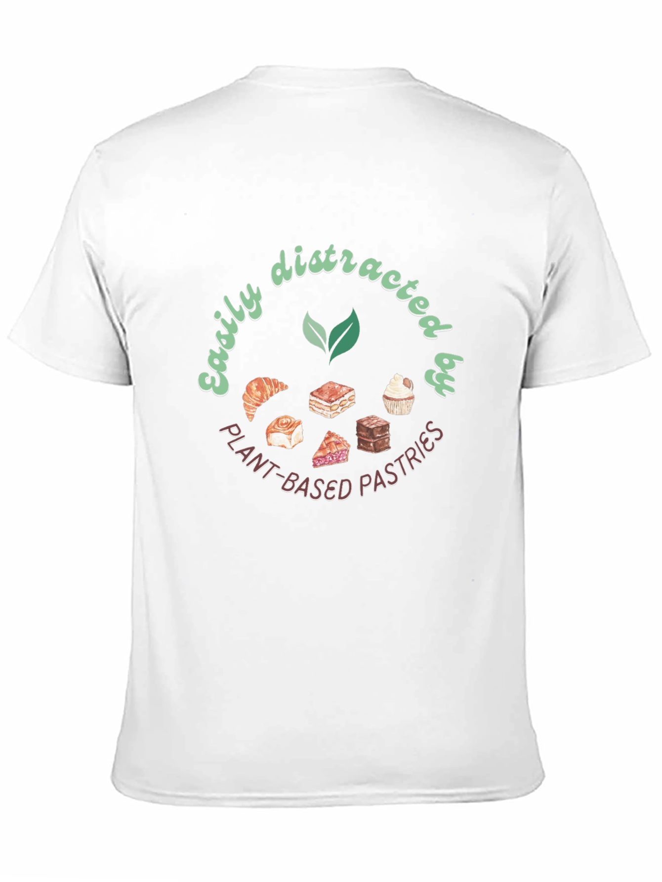 Plant-Based Pastries Black Graphic Tee