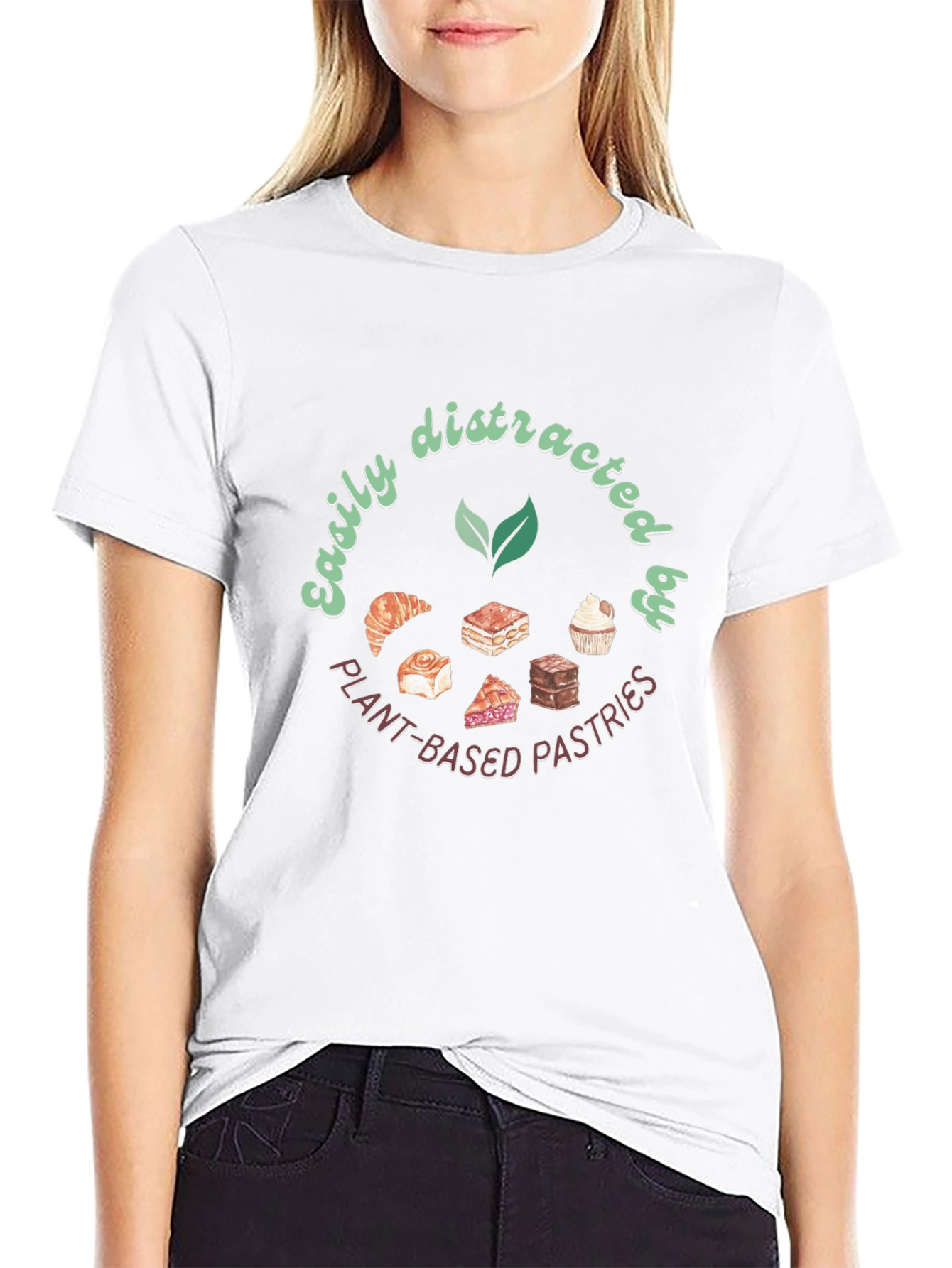 Plant-Based Pastries Black Graphic Tee