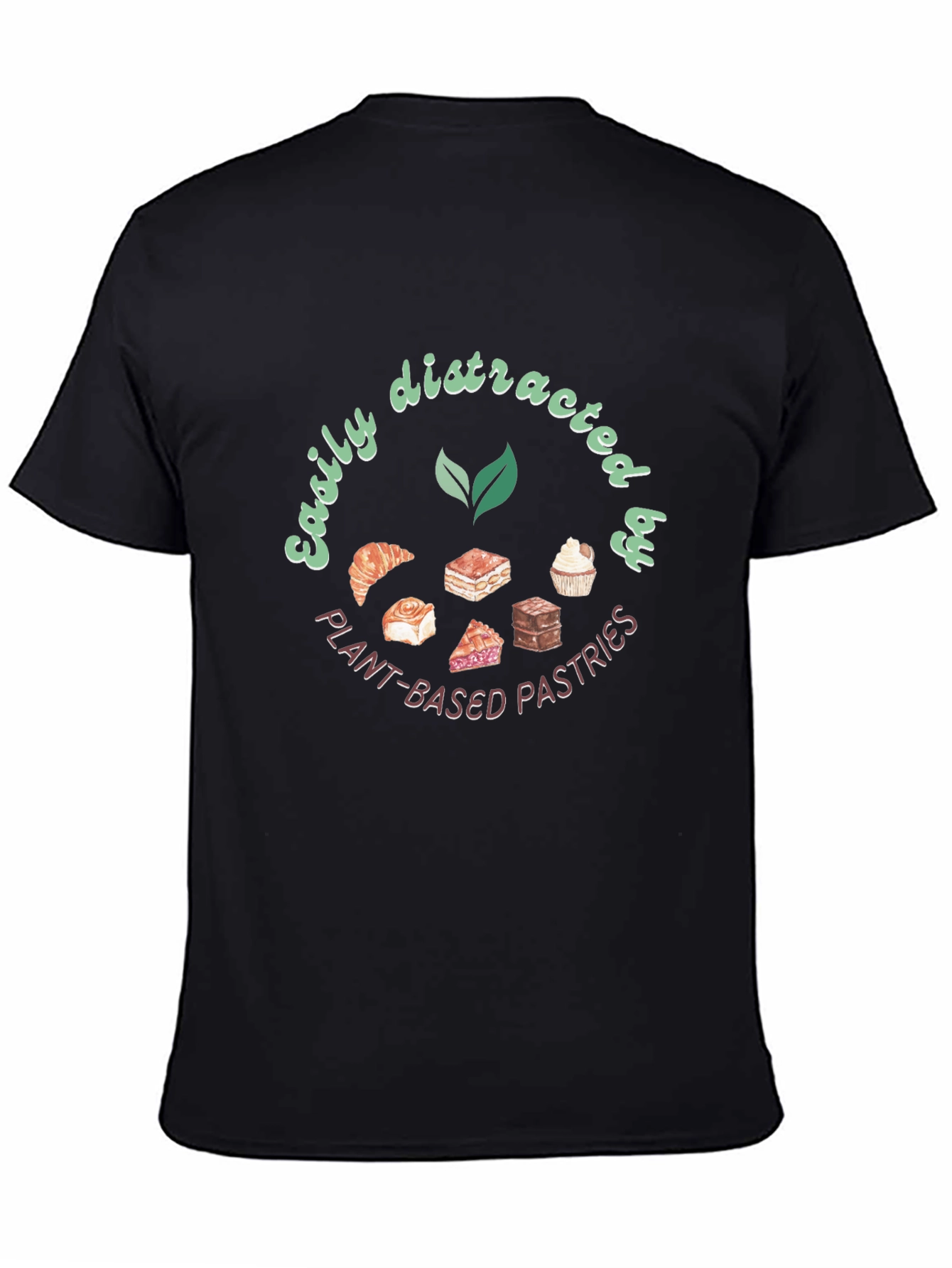 Plant-Based Pastries Black Graphic Tee
