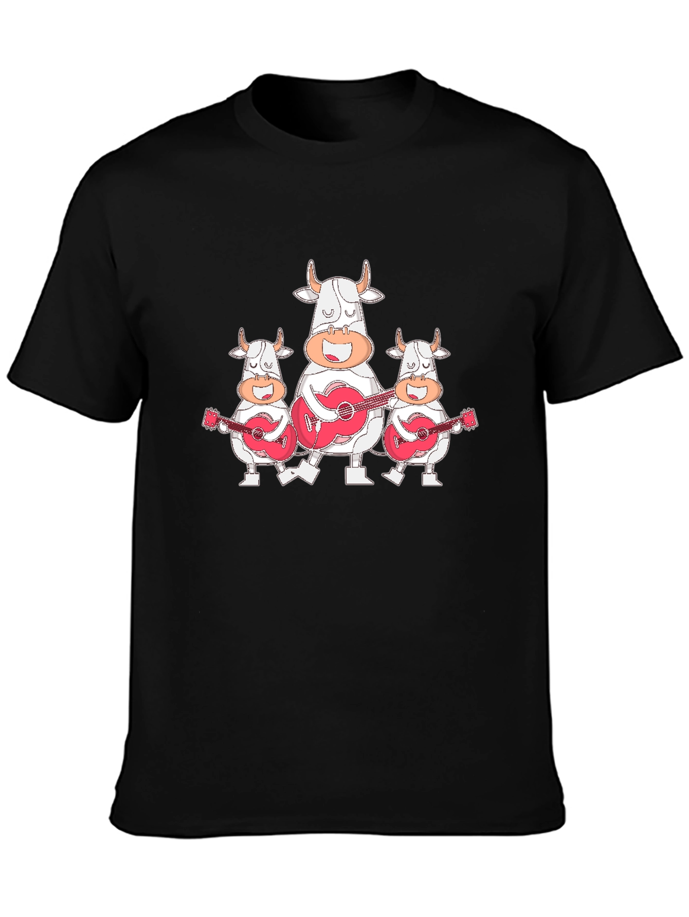 Cow Band T-Shirt - Musical Animal Tee