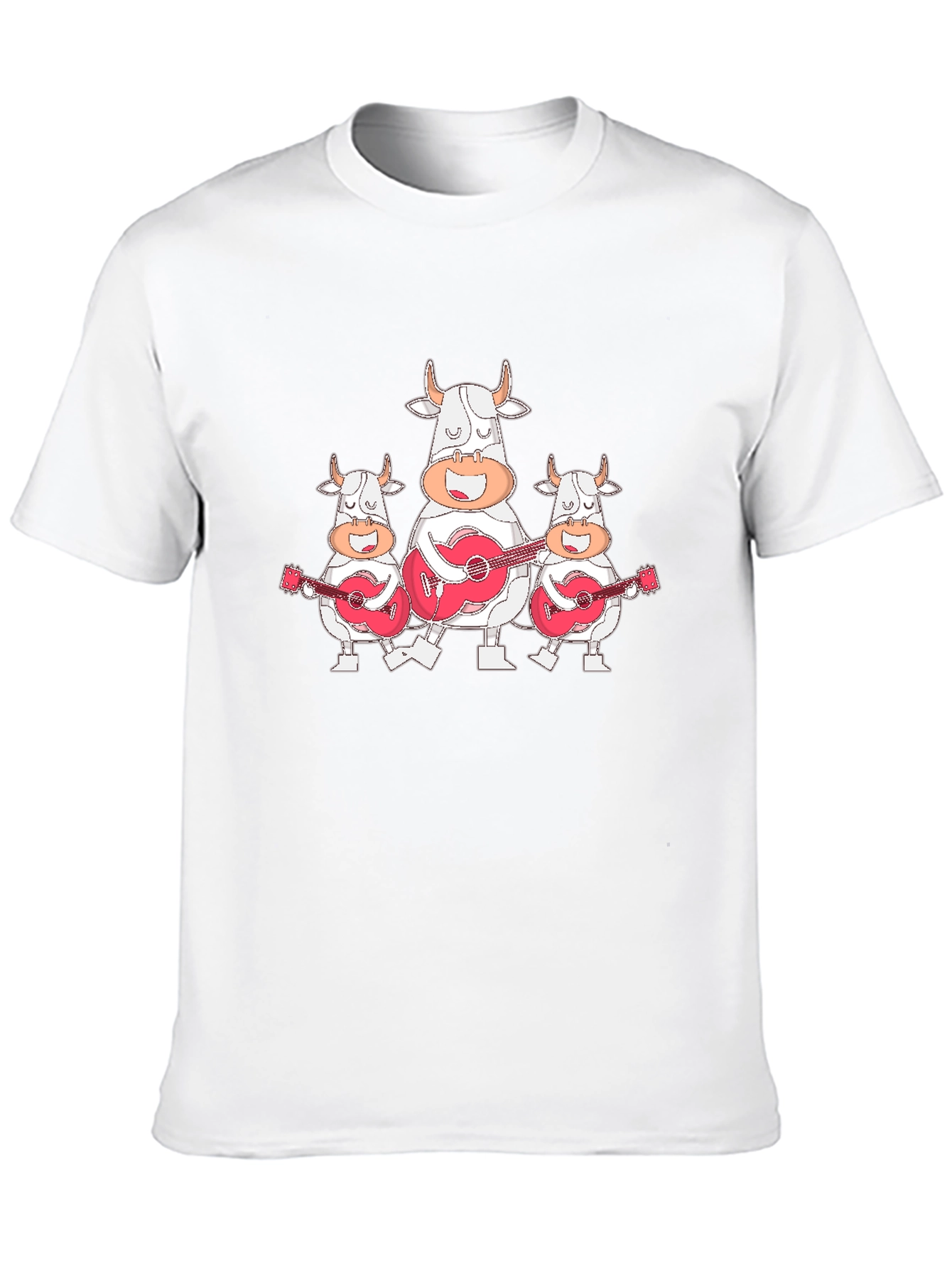 Cow Band T-Shirt - Musical Animal Tee