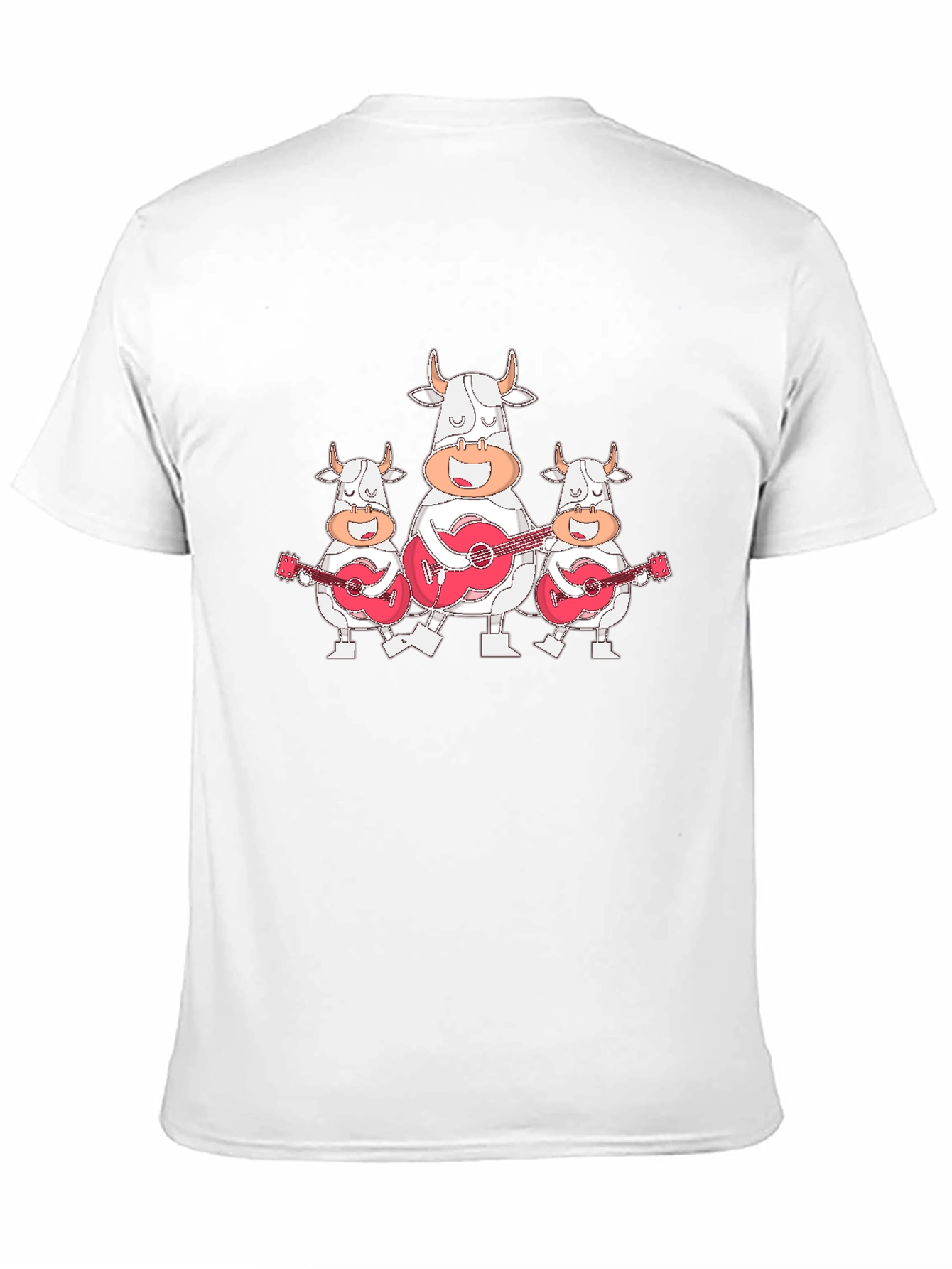 Cow Band T-Shirt - Musical Animal Tee