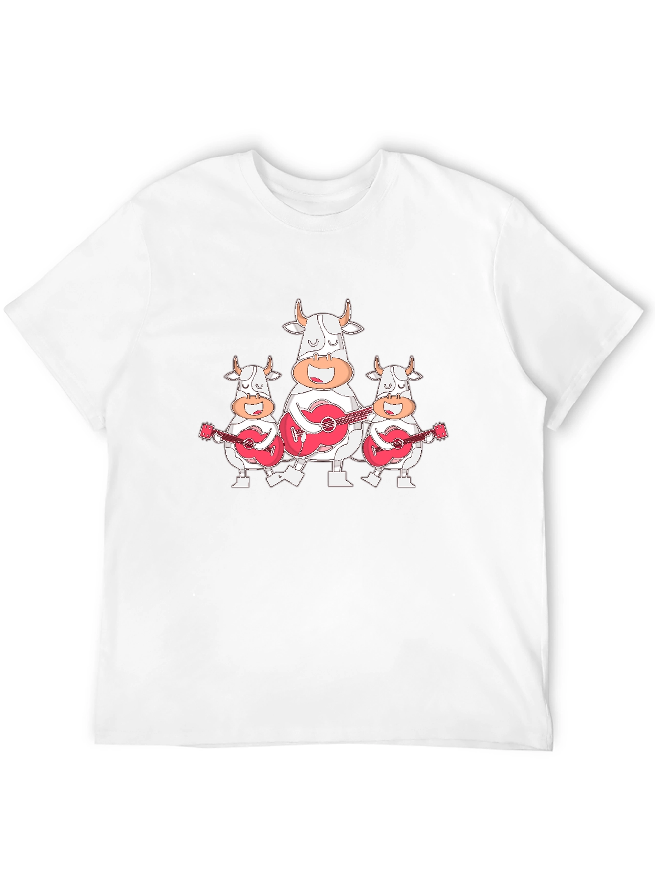 Cow Band T-Shirt - Musical Animal Tee