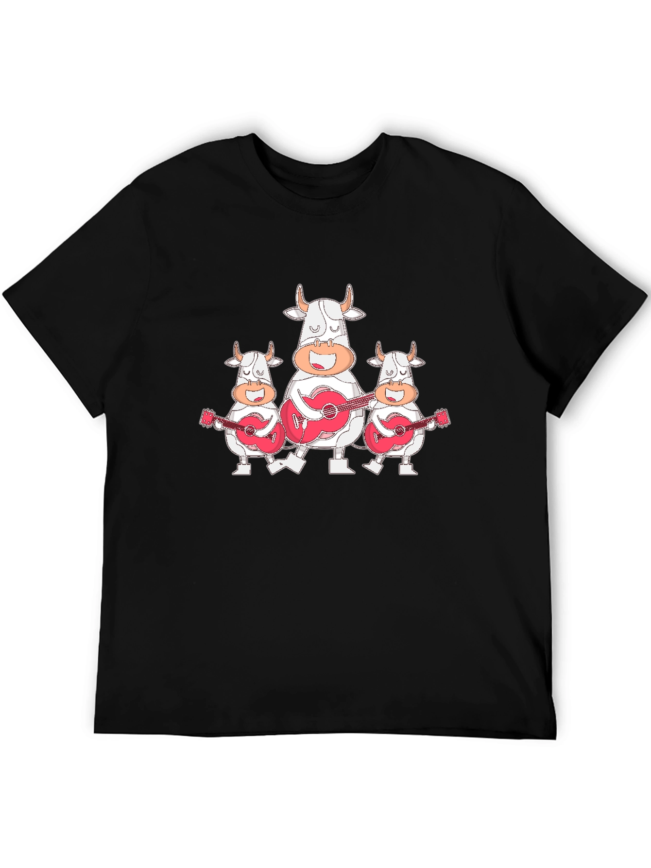 Cow Band T-Shirt - Musical Animal Tee