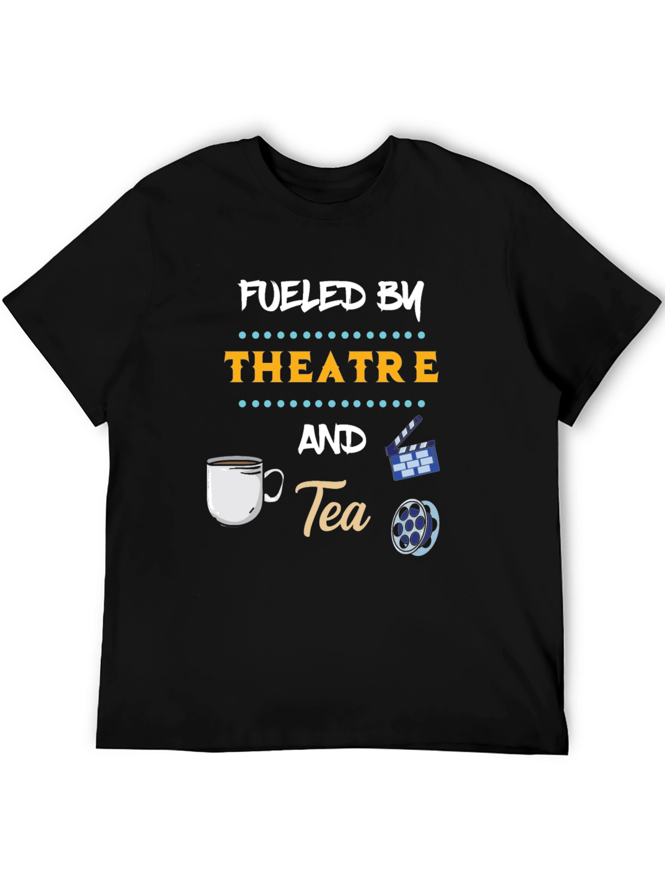 Fueled By Theatre and Tea Graphic T-Shirt