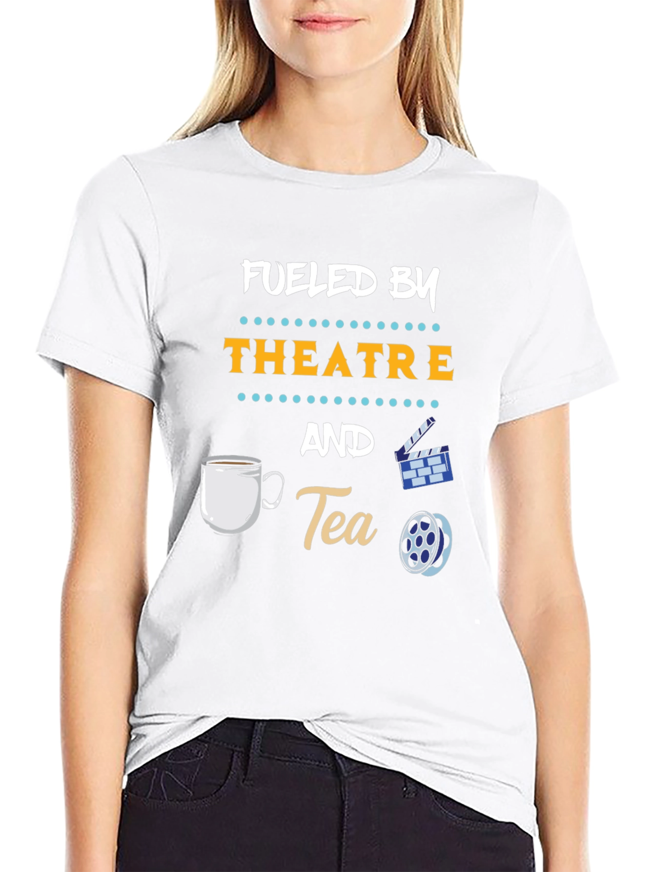 Fueled By Theatre and Tea Graphic T-Shirt