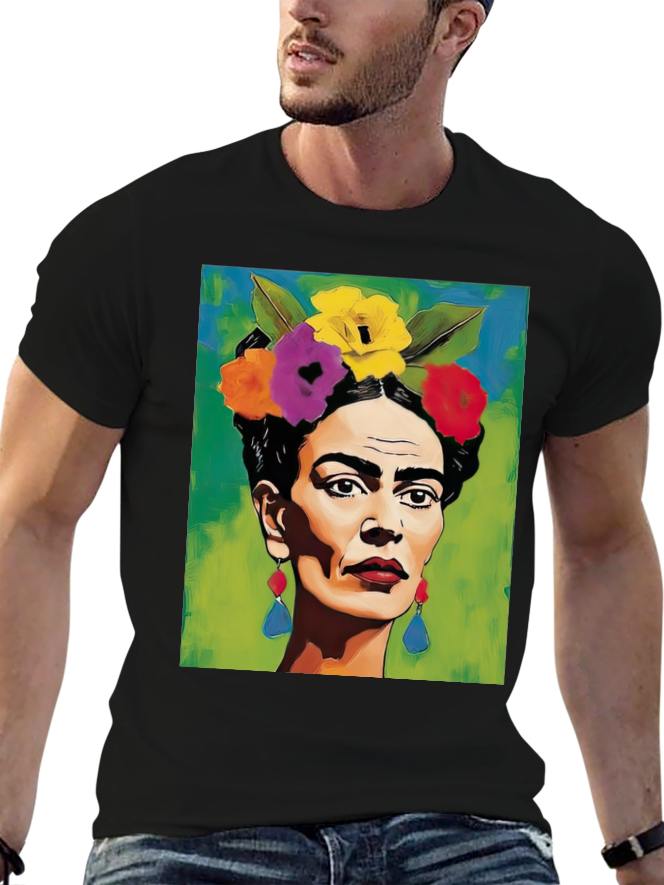 Frida Kahlo Portrait T-Shirt - Unique Art Tee