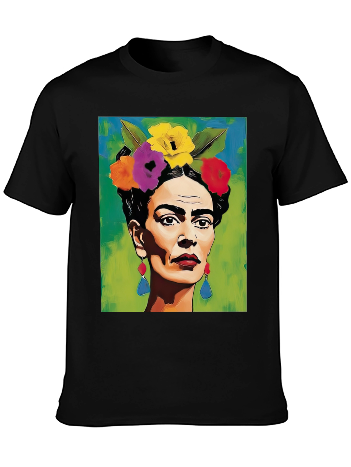 Frida Kahlo Portrait T-Shirt - Unique Art Tee