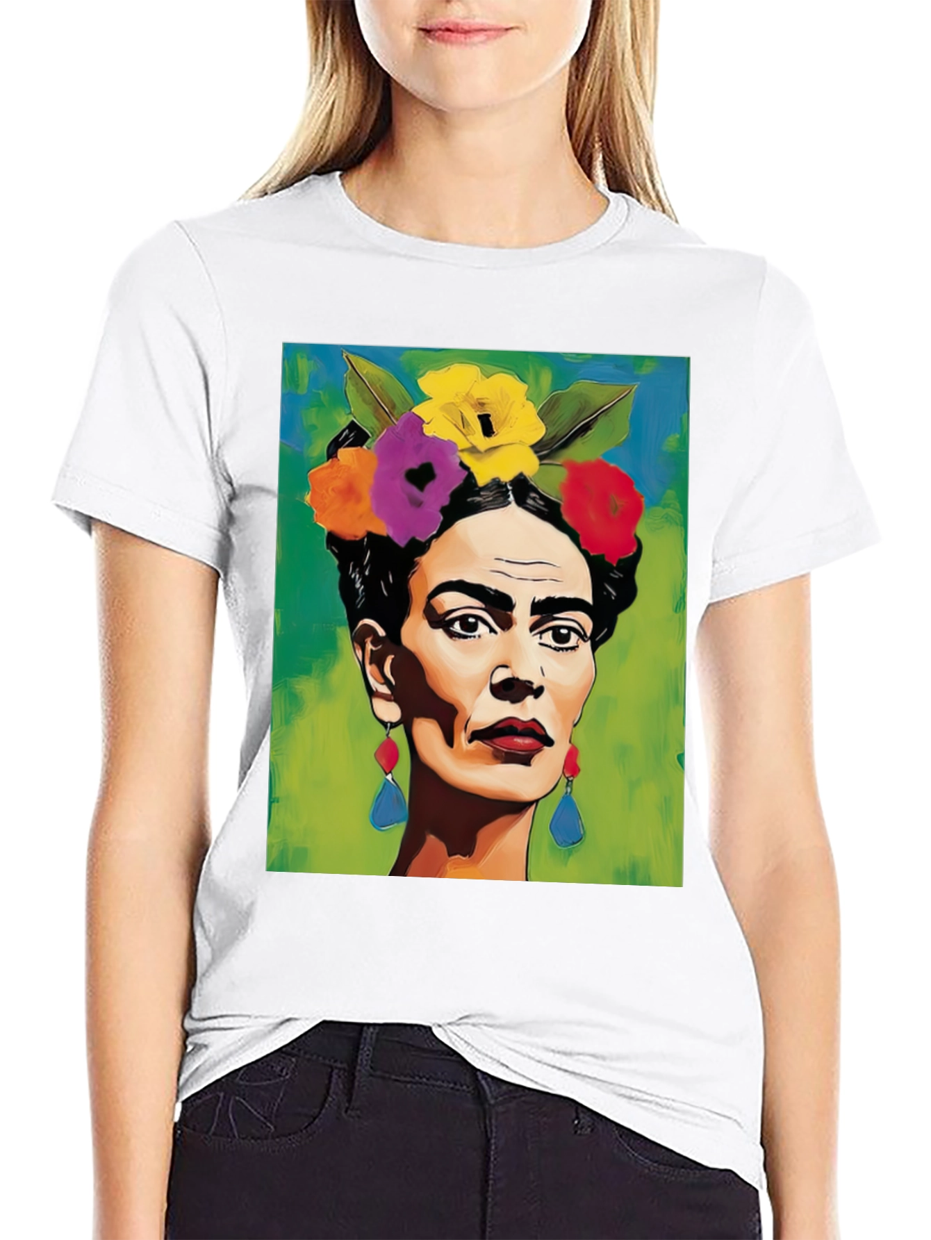 Frida Kahlo Portrait T-Shirt - Unique Art Tee