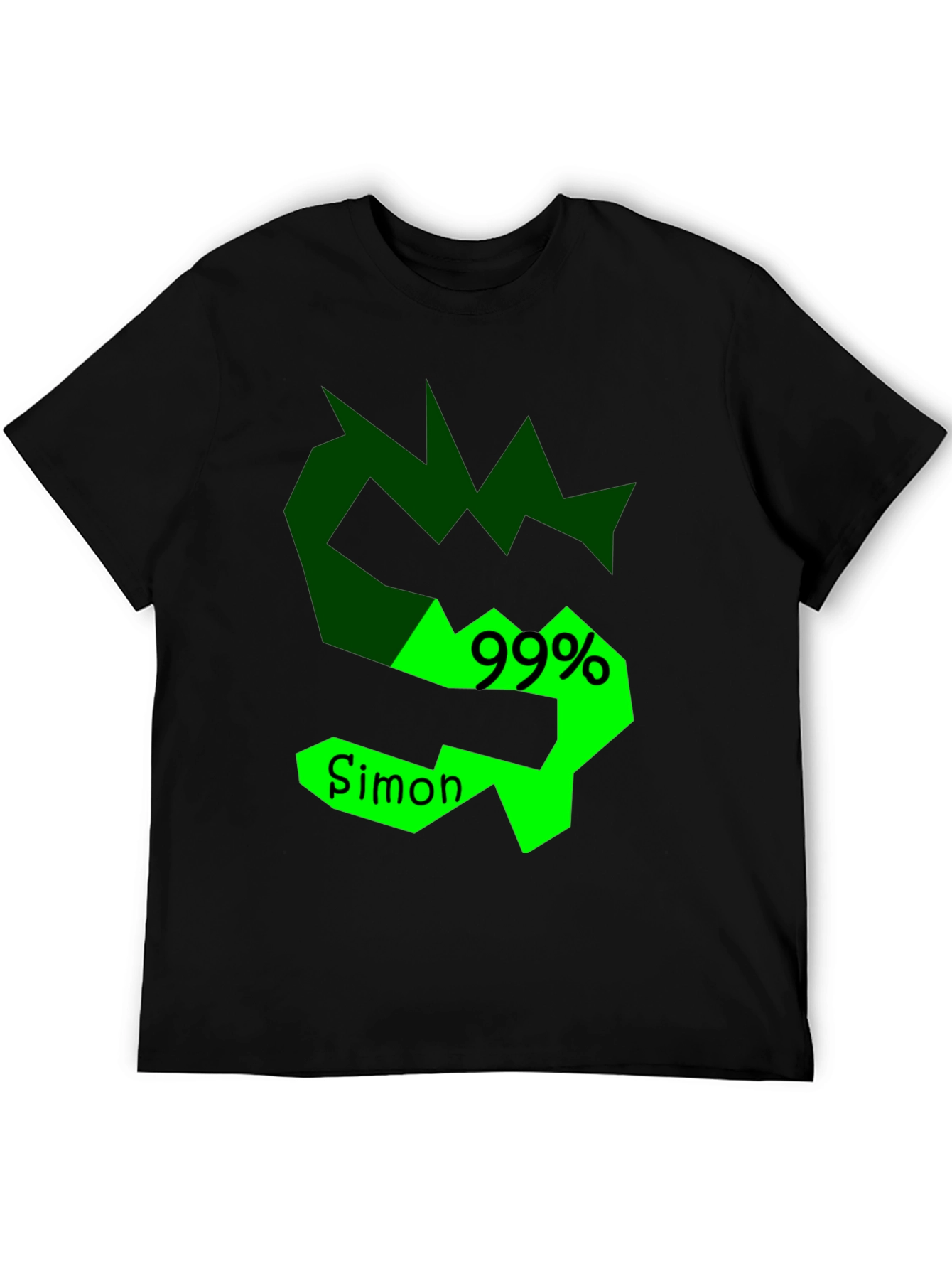 Simon 99% T-Shirt - Unique Graphic Tee