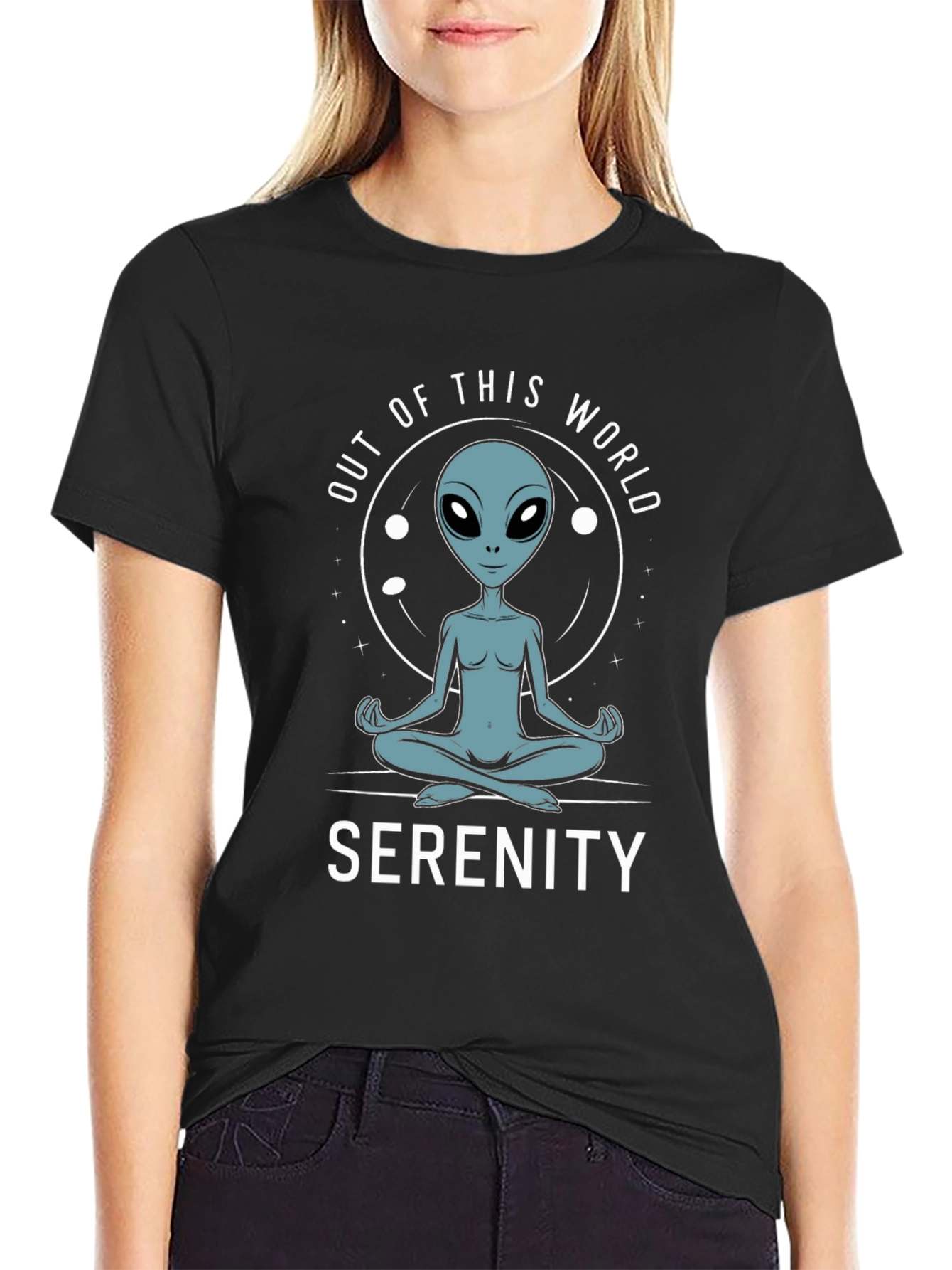 Out of This World Serenity Alien Graphic T-Shirt